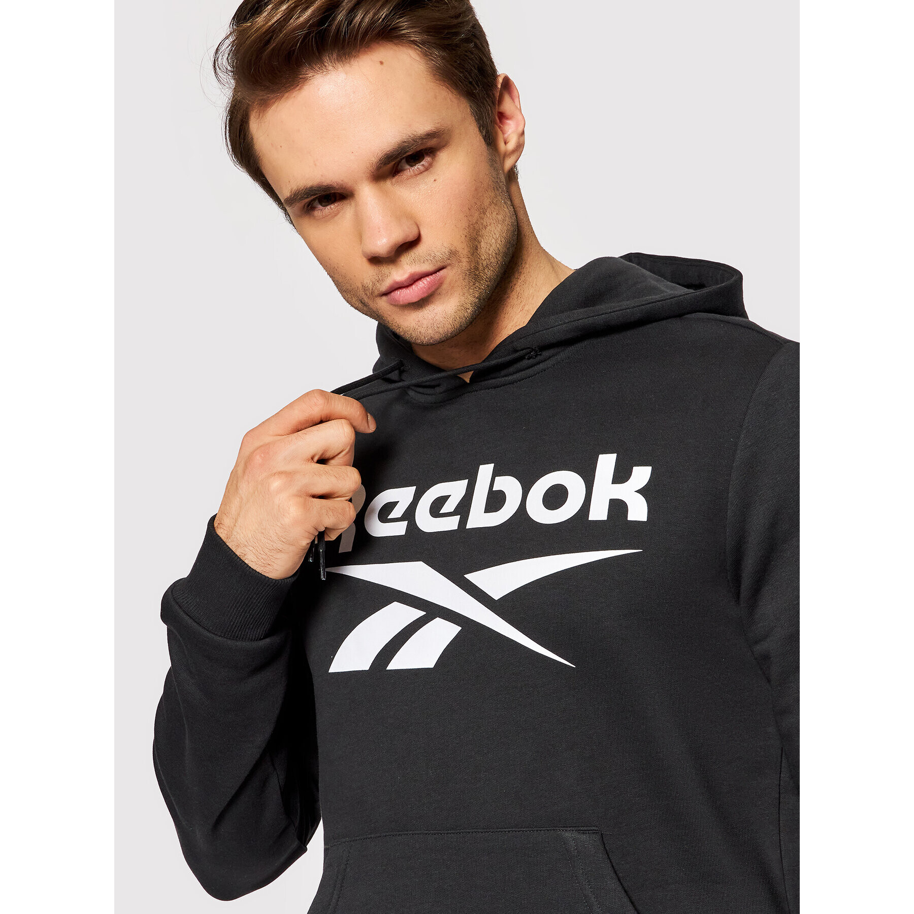 Reebok Bluză Identity Big Logo GL3168 Negru Regular Fit - Pled.ro