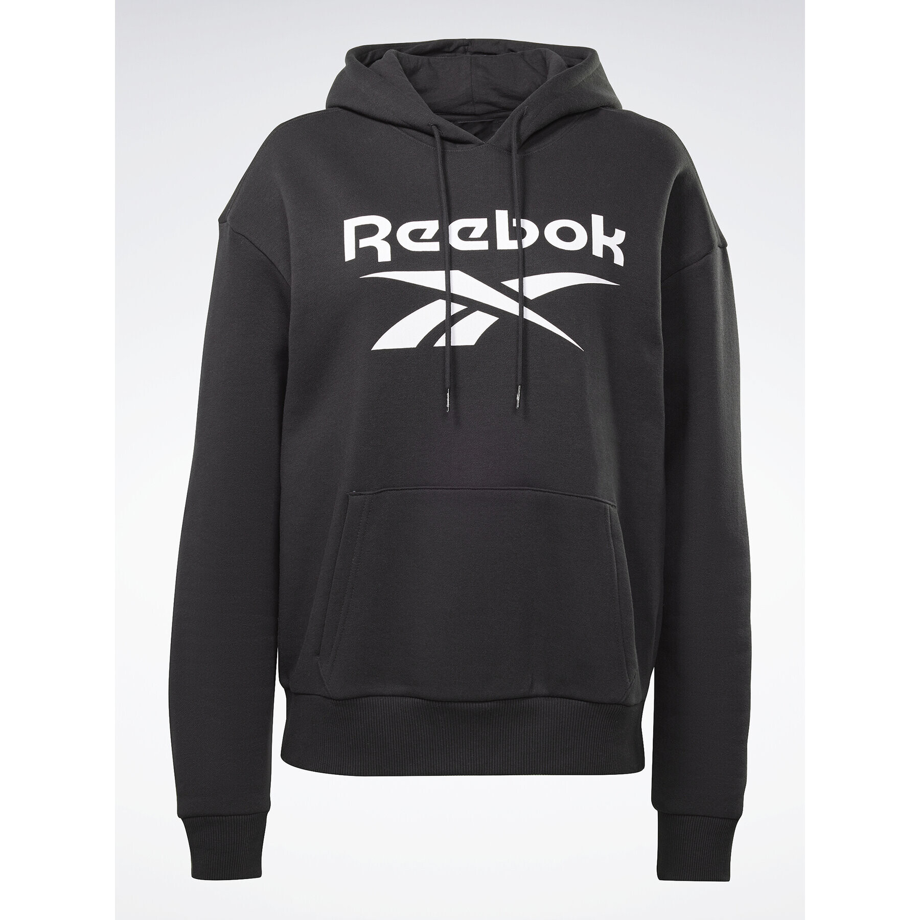 Reebok Bluză Identity Big Logo H54748 Negru Loose Fit - Pled.ro