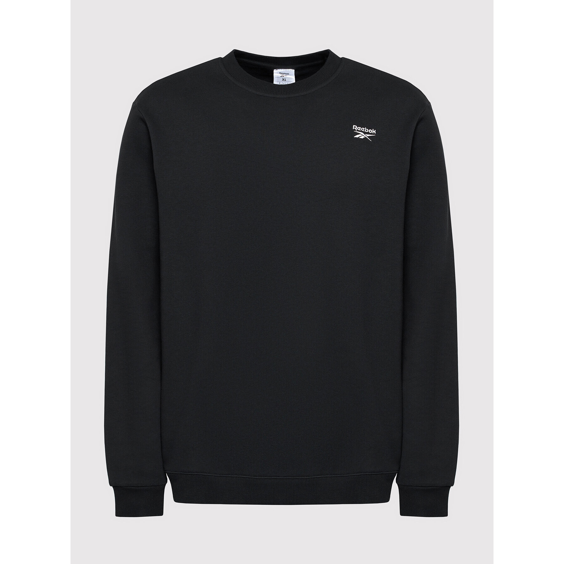 Reebok Bluză Identity Fleece Crew GR9199 Negru Regular Fit - Pled.ro