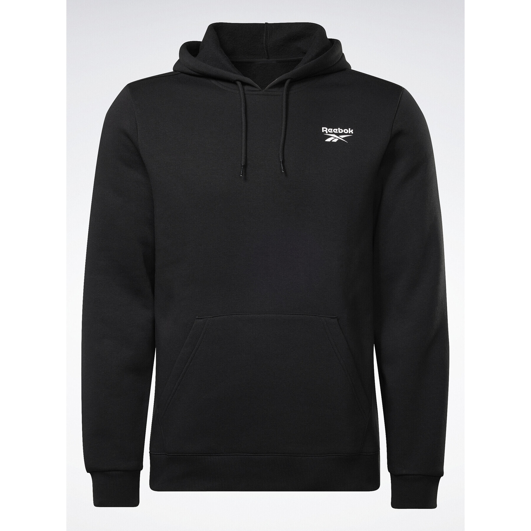 Reebok Bluză Identity Fleece Over-the-Head Hoodie IB2993 Negru - Pled.ro