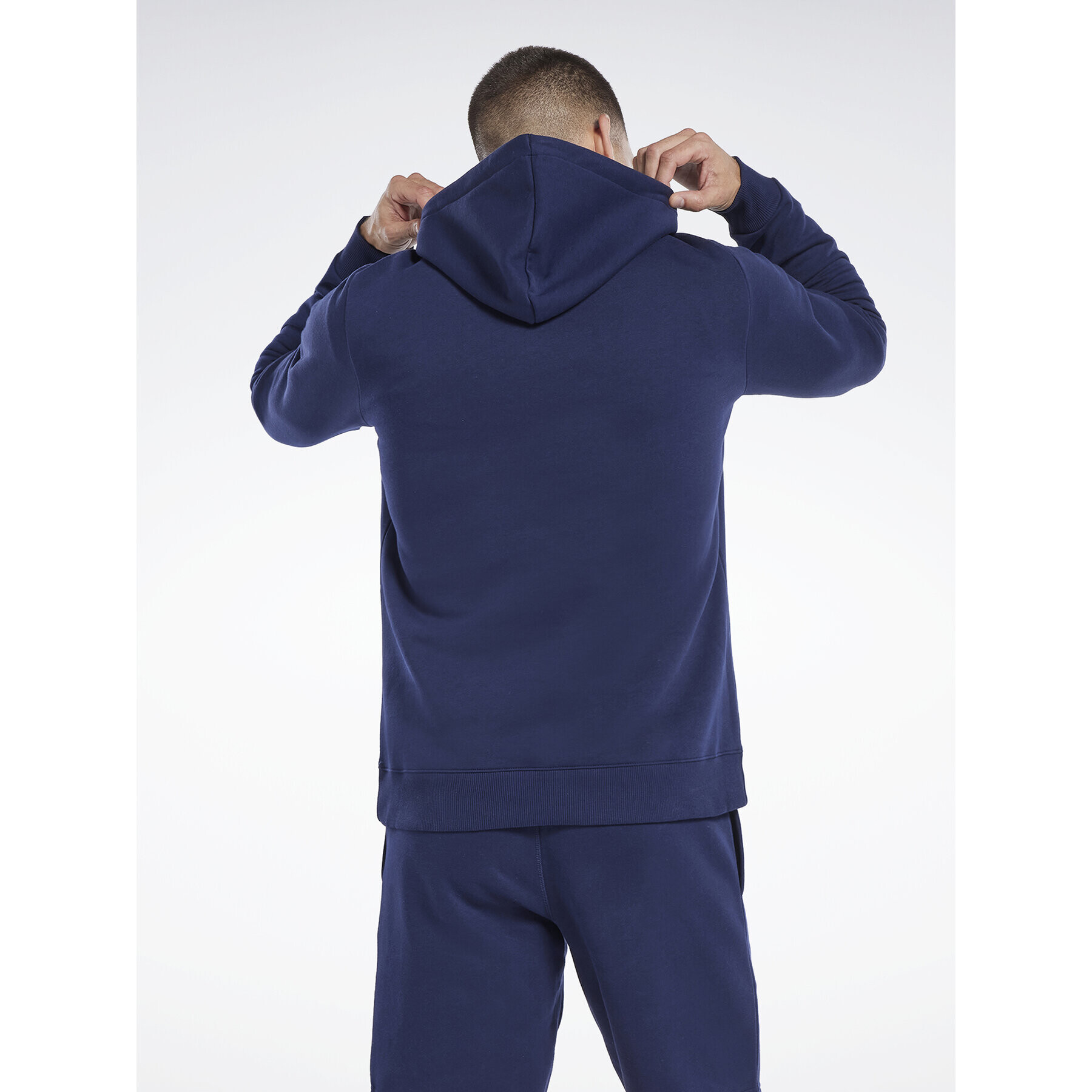 Reebok Bluză Identity Fleece Over-the-Head Hoodie IB2994 Albastru - Pled.ro