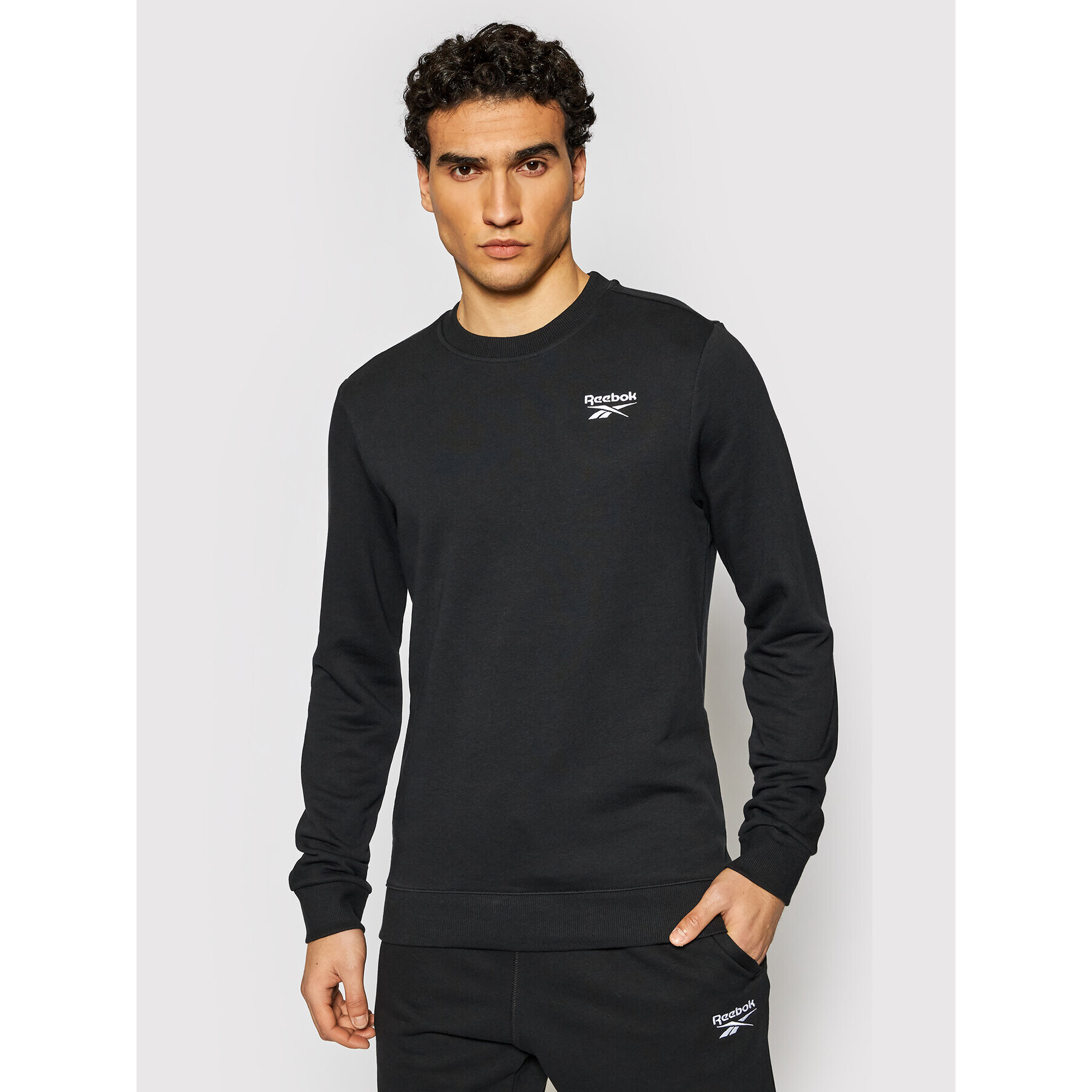 Reebok Bluză Identity GL3167 Negru Regular Fit - Pled.ro