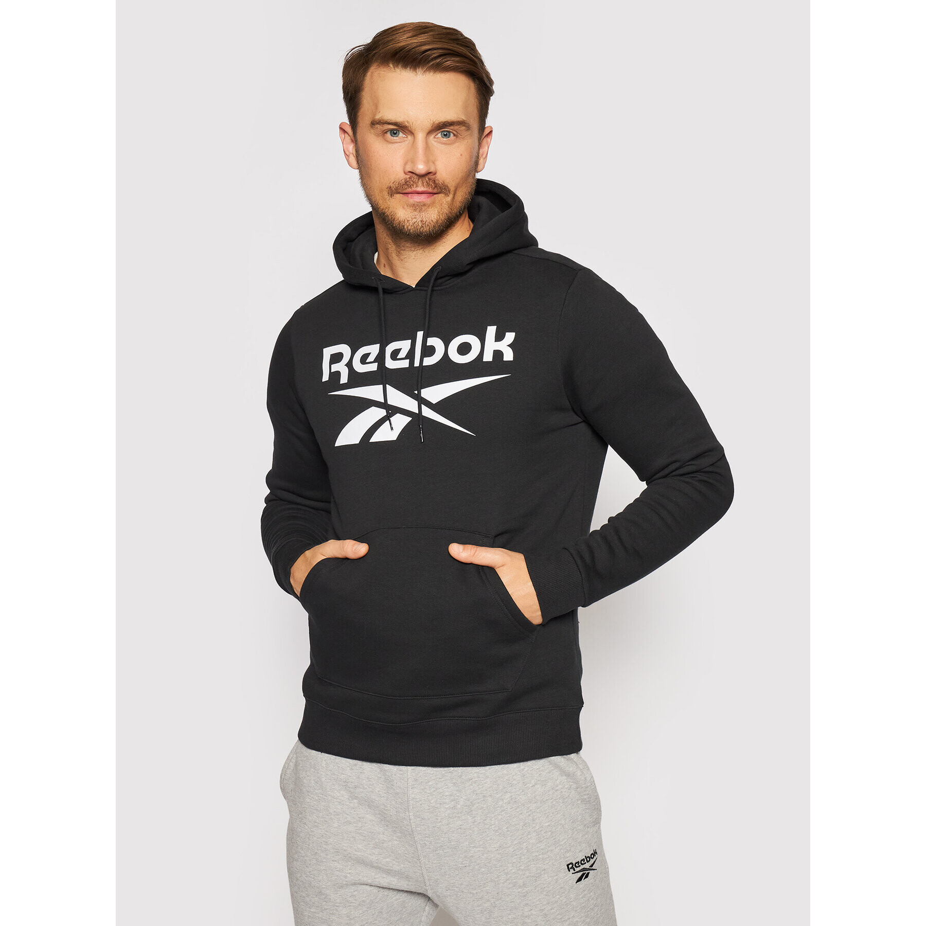 Reebok Bluză Identity GR1658 Negru Regular Fit - Pled.ro