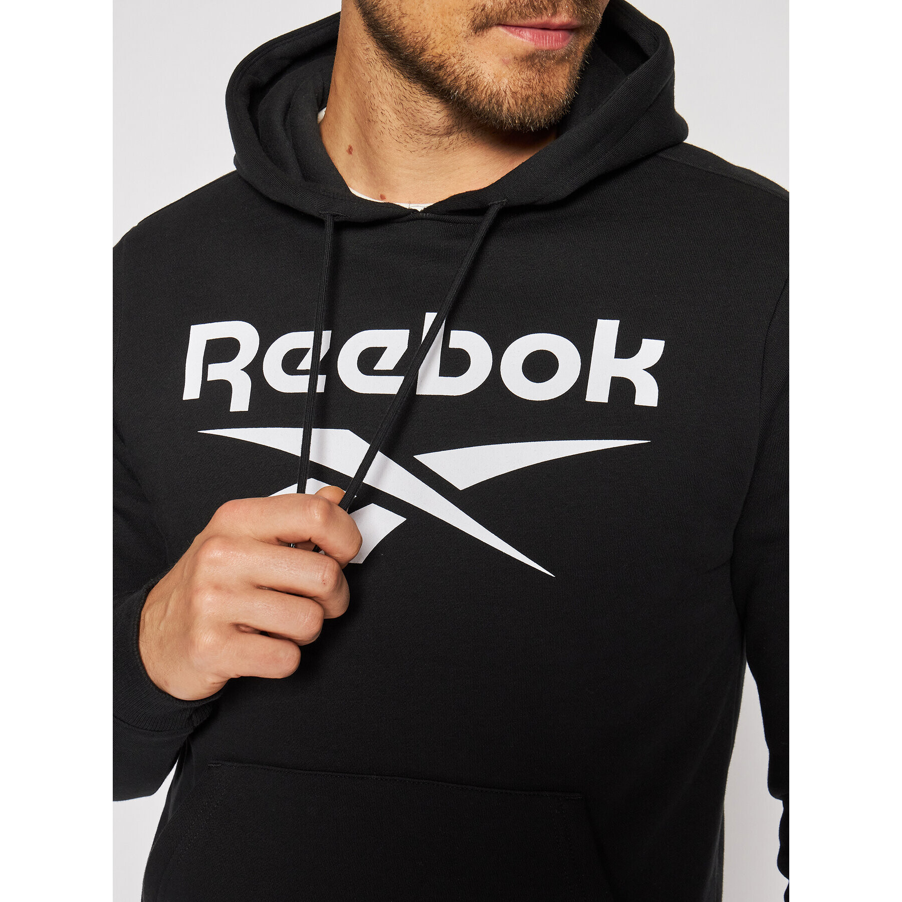 Reebok Bluză Identity GR1658 Negru Regular Fit - Pled.ro