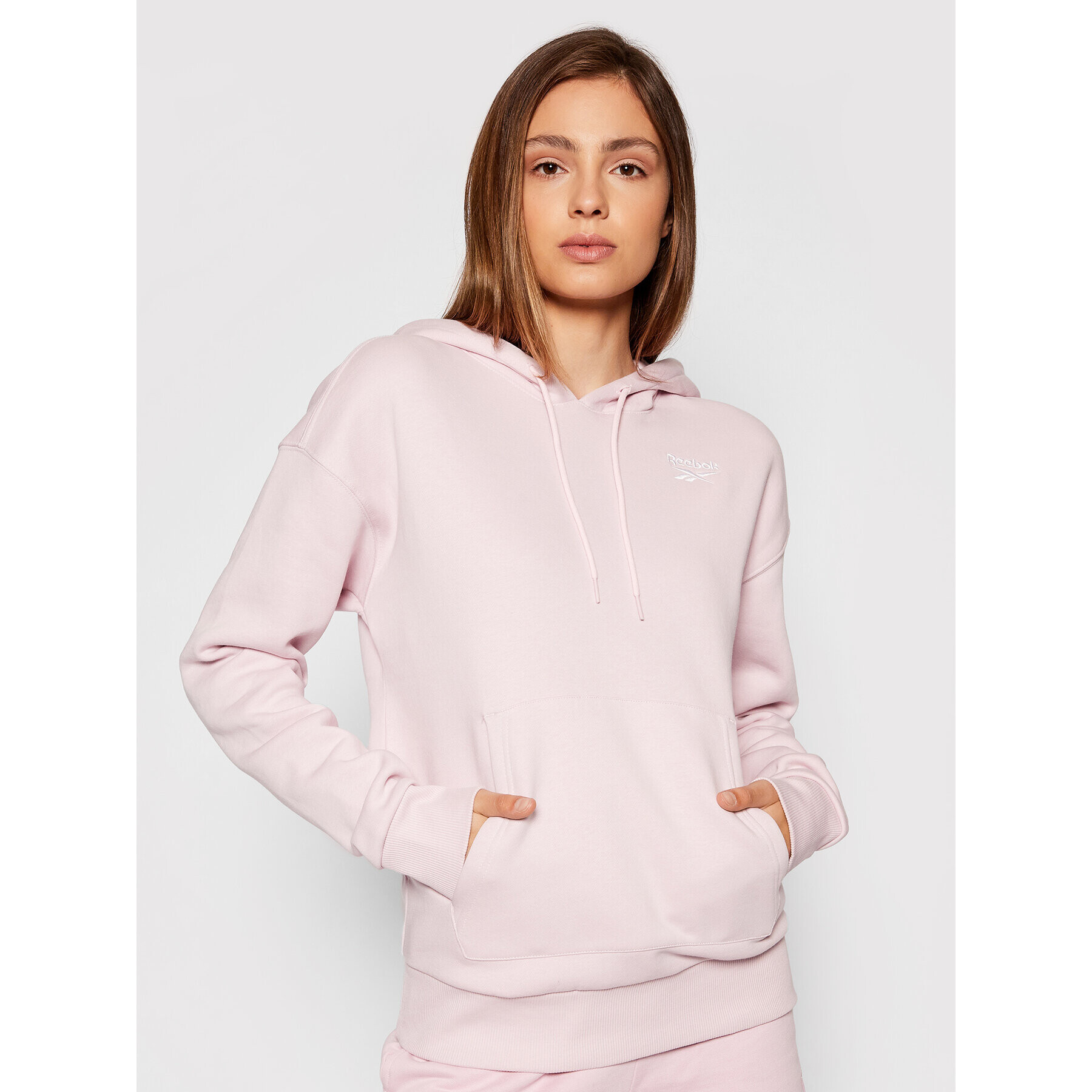 Reebok Bluză Identity GS9369 Roz Oversize - Pled.ro