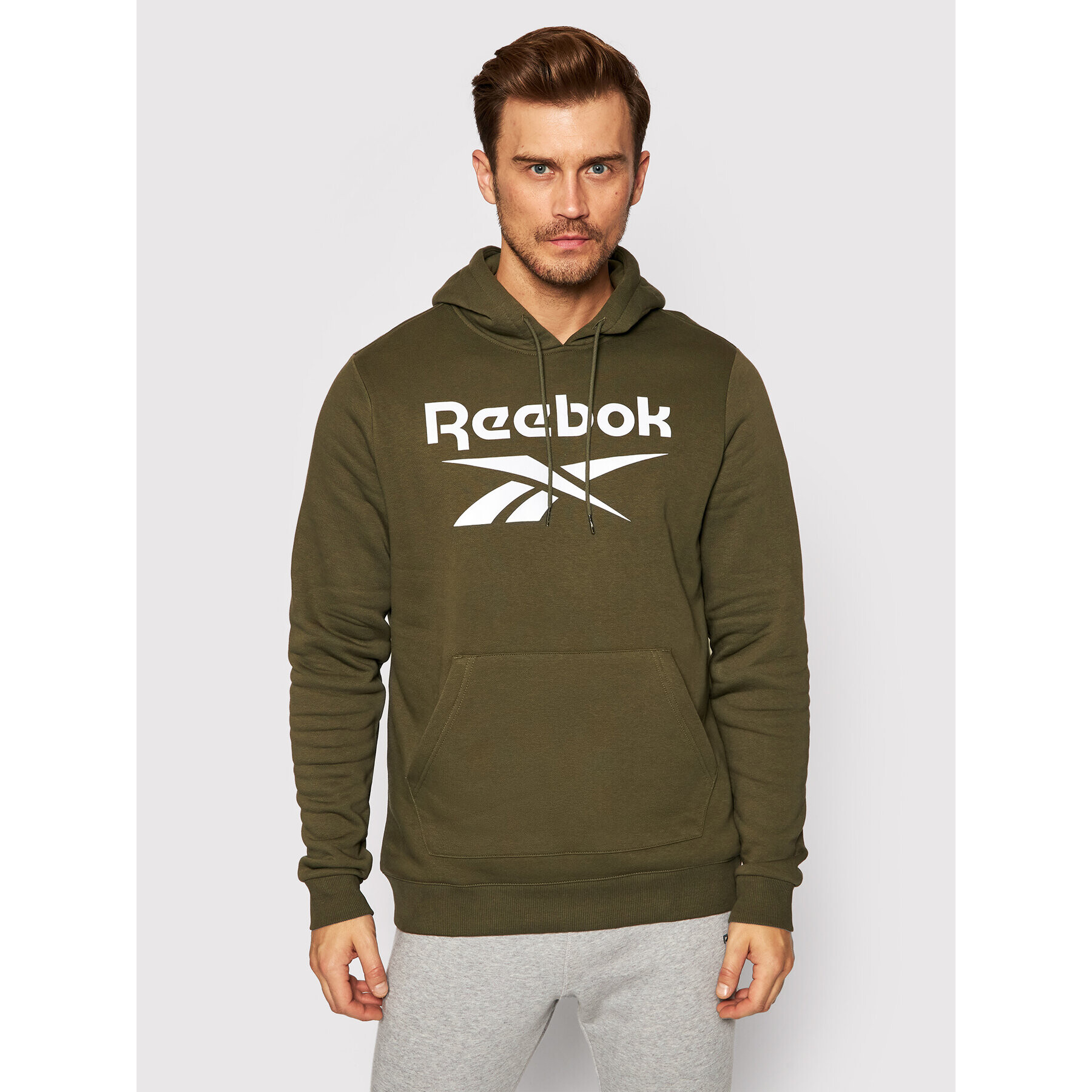 Reebok Bluză Identity H60068 Verde Regular Fit - Pled.ro