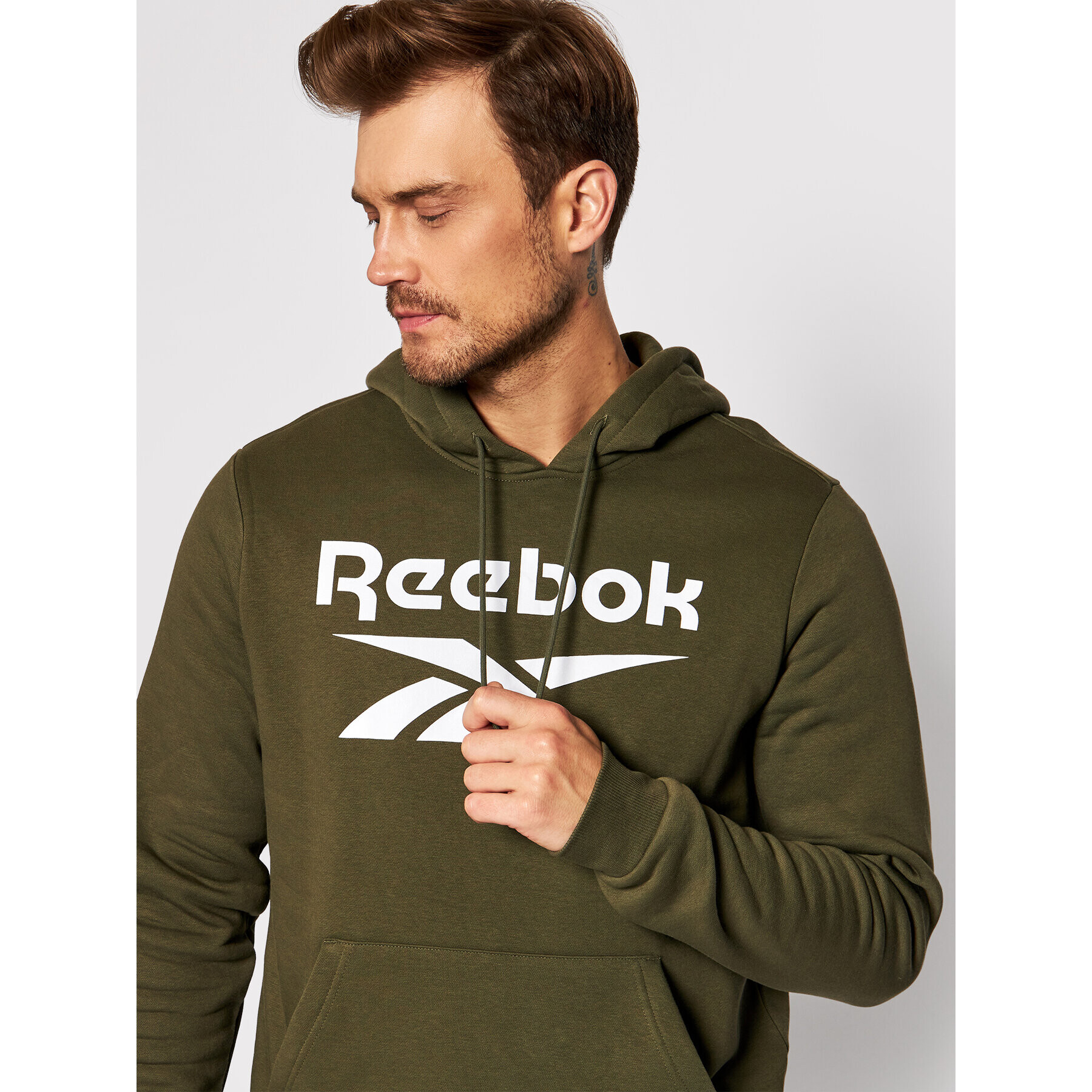 Reebok Bluză Identity H60068 Verde Regular Fit - Pled.ro