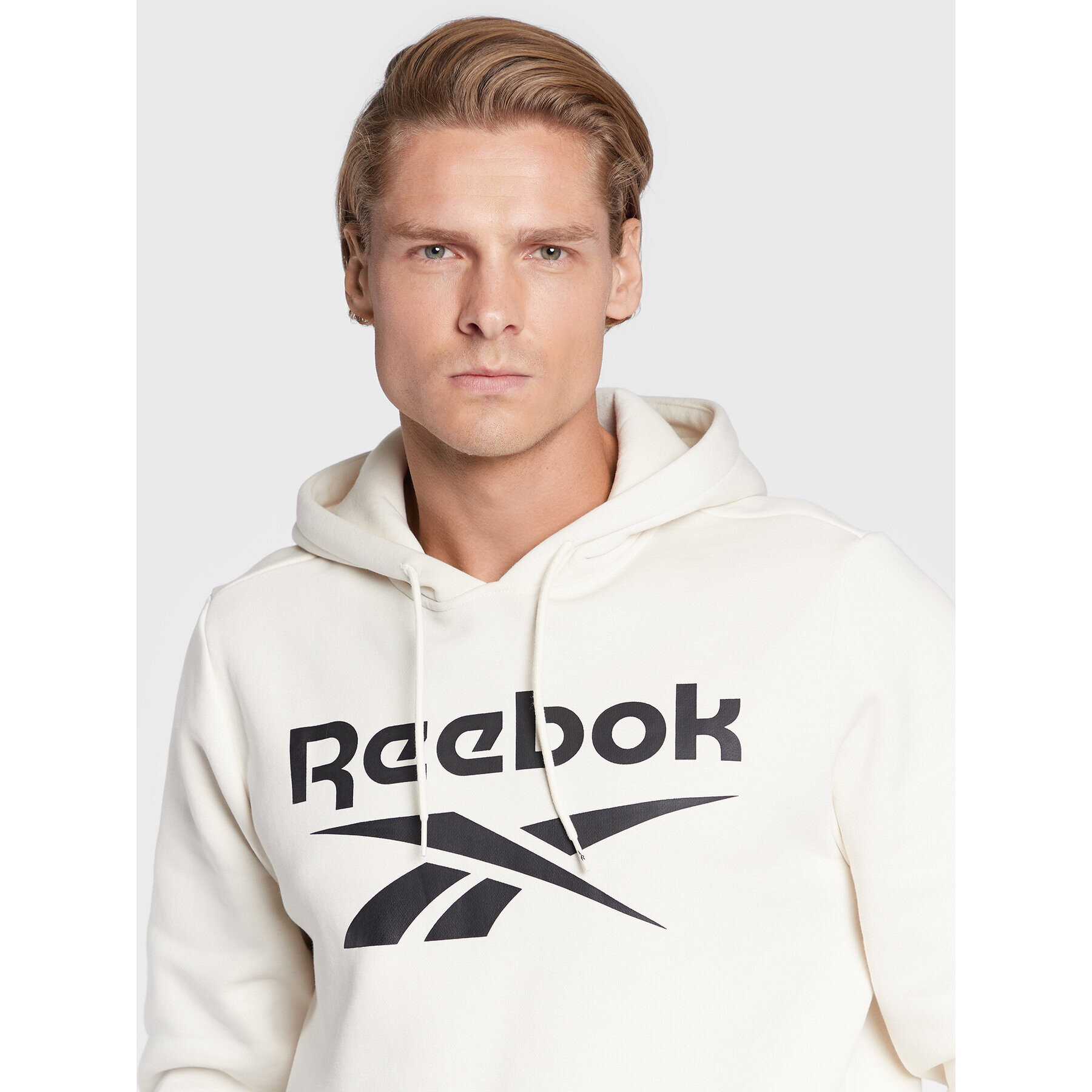 Reebok Bluză Identity HI0647 Bej Regular Fit - Pled.ro