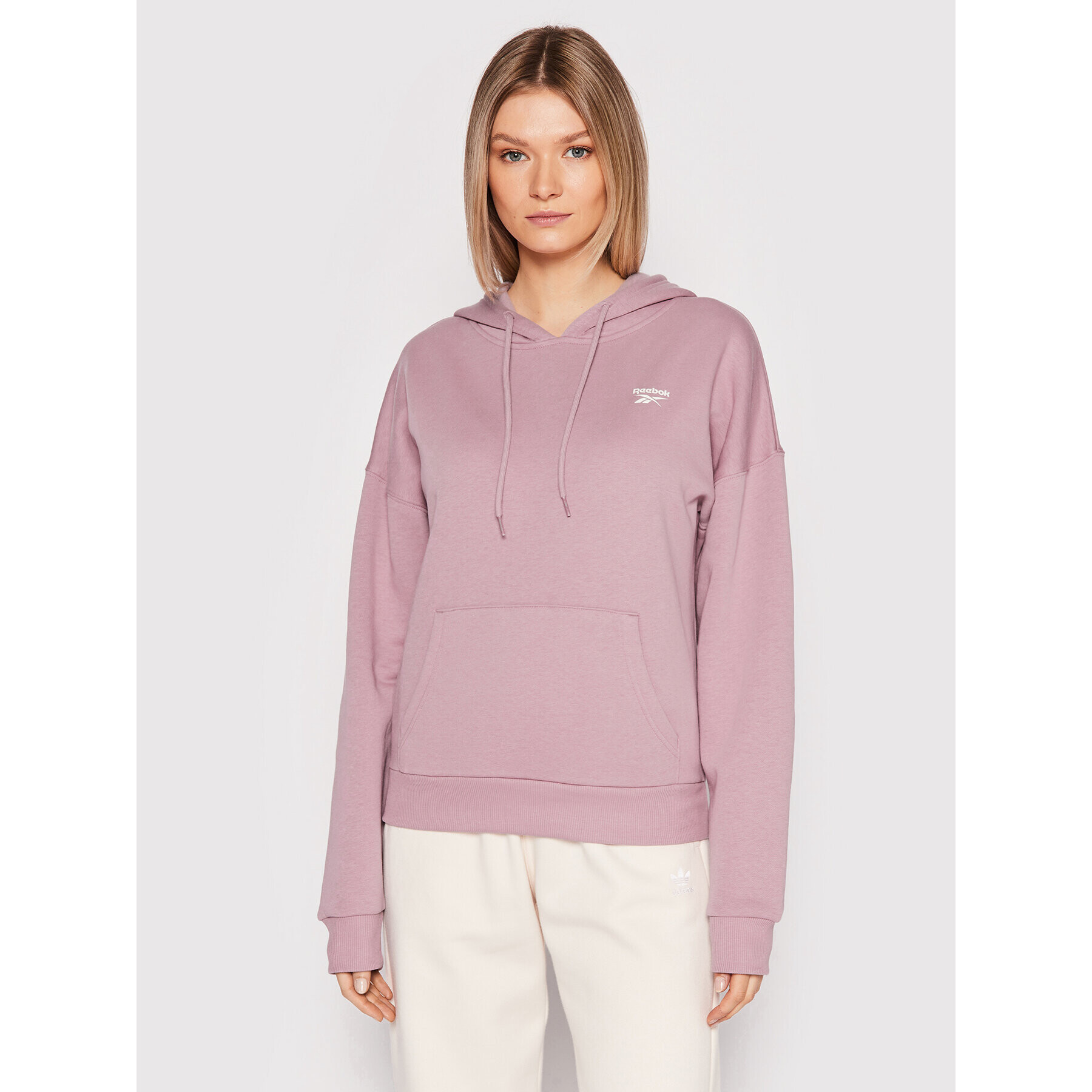 Reebok Bluză Identity HN6861 Violet Oversize - Pled.ro