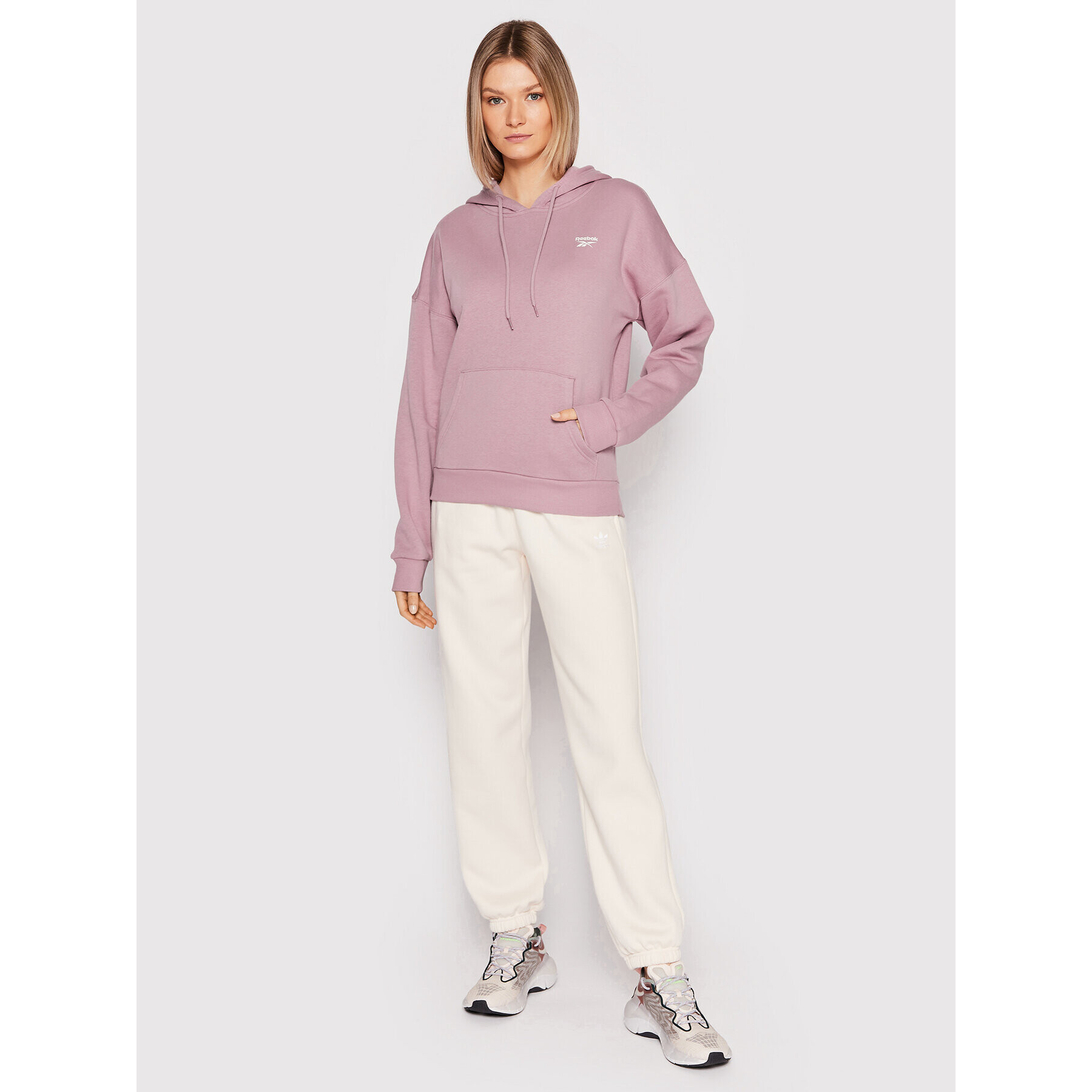 Reebok Bluză Identity HN6861 Violet Oversize - Pled.ro