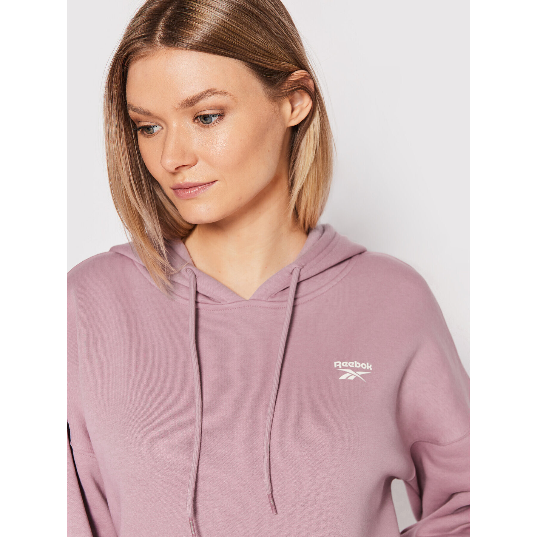 Reebok Bluză Identity HN6861 Violet Oversize - Pled.ro