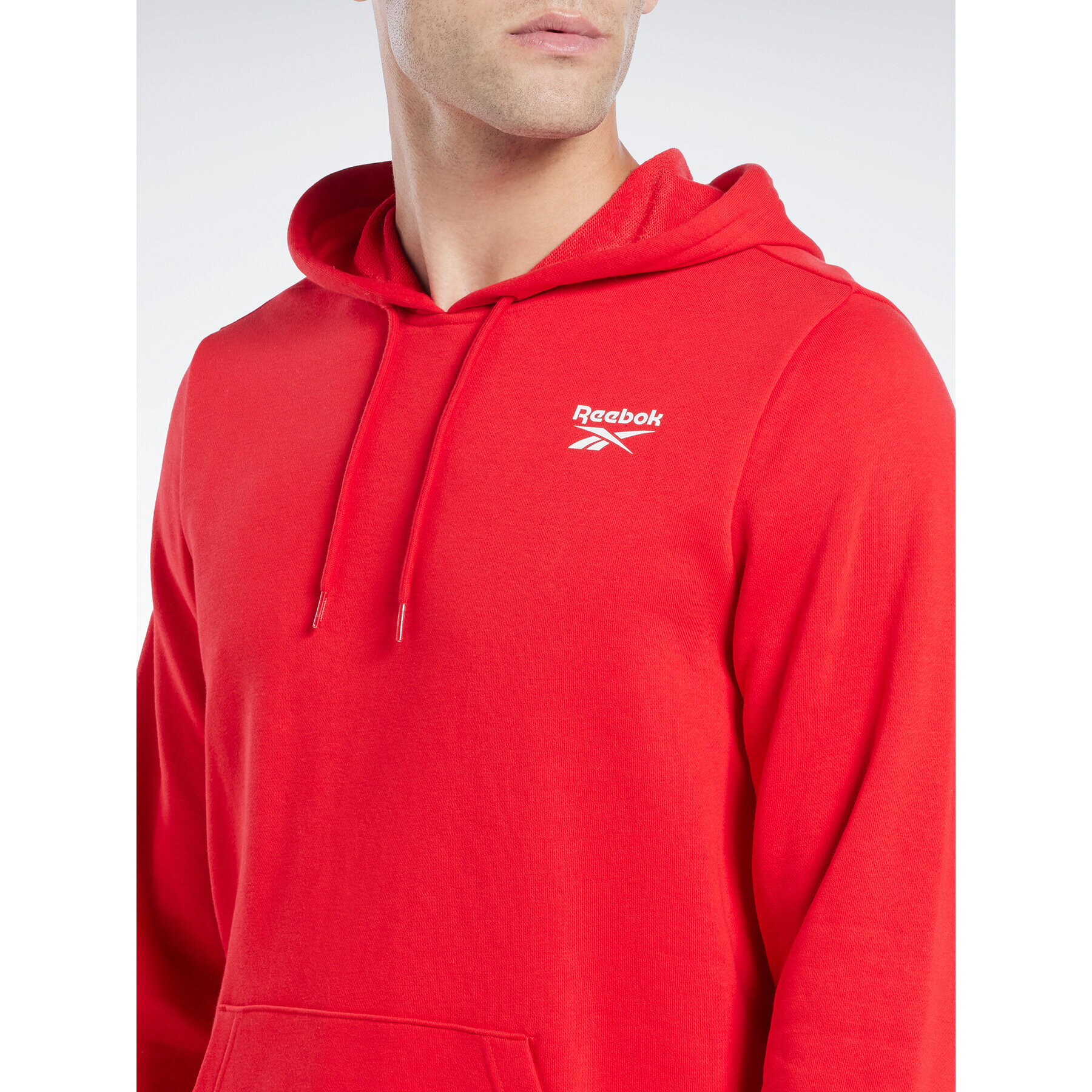 Reebok Bluză Identity Logo HA9276 Roșu Regular Fit - Pled.ro