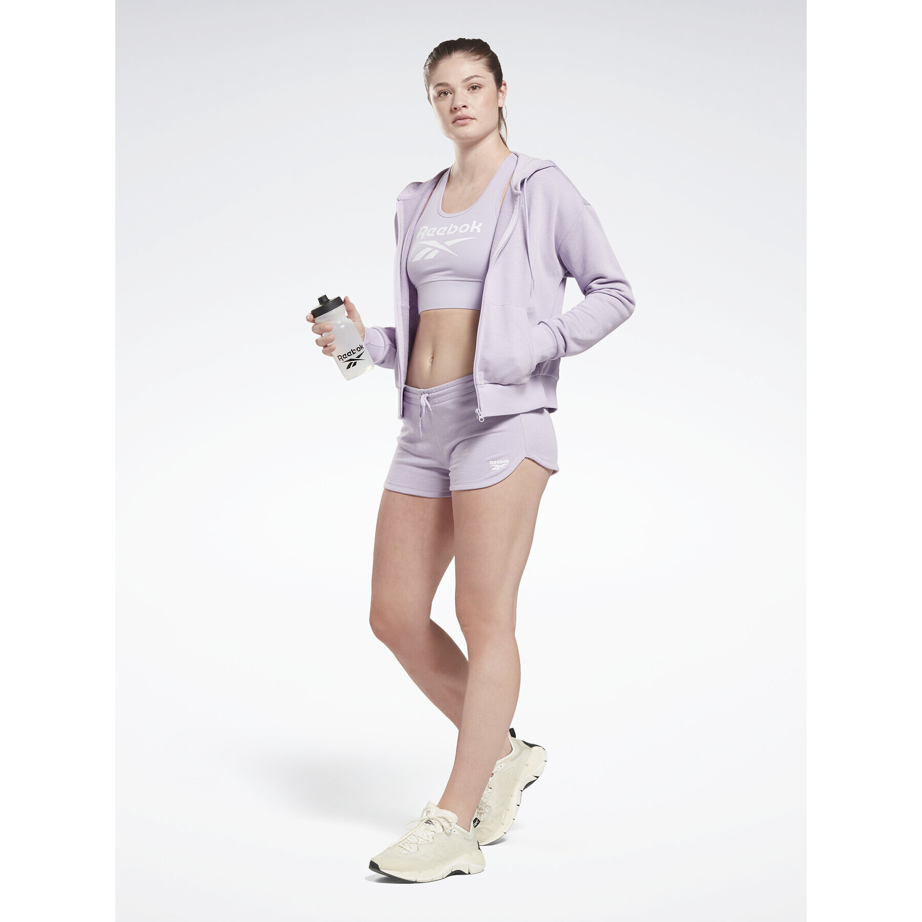 Reebok Bluză Identity Small Logo H54753 Violet Regular Fit - Pled.ro