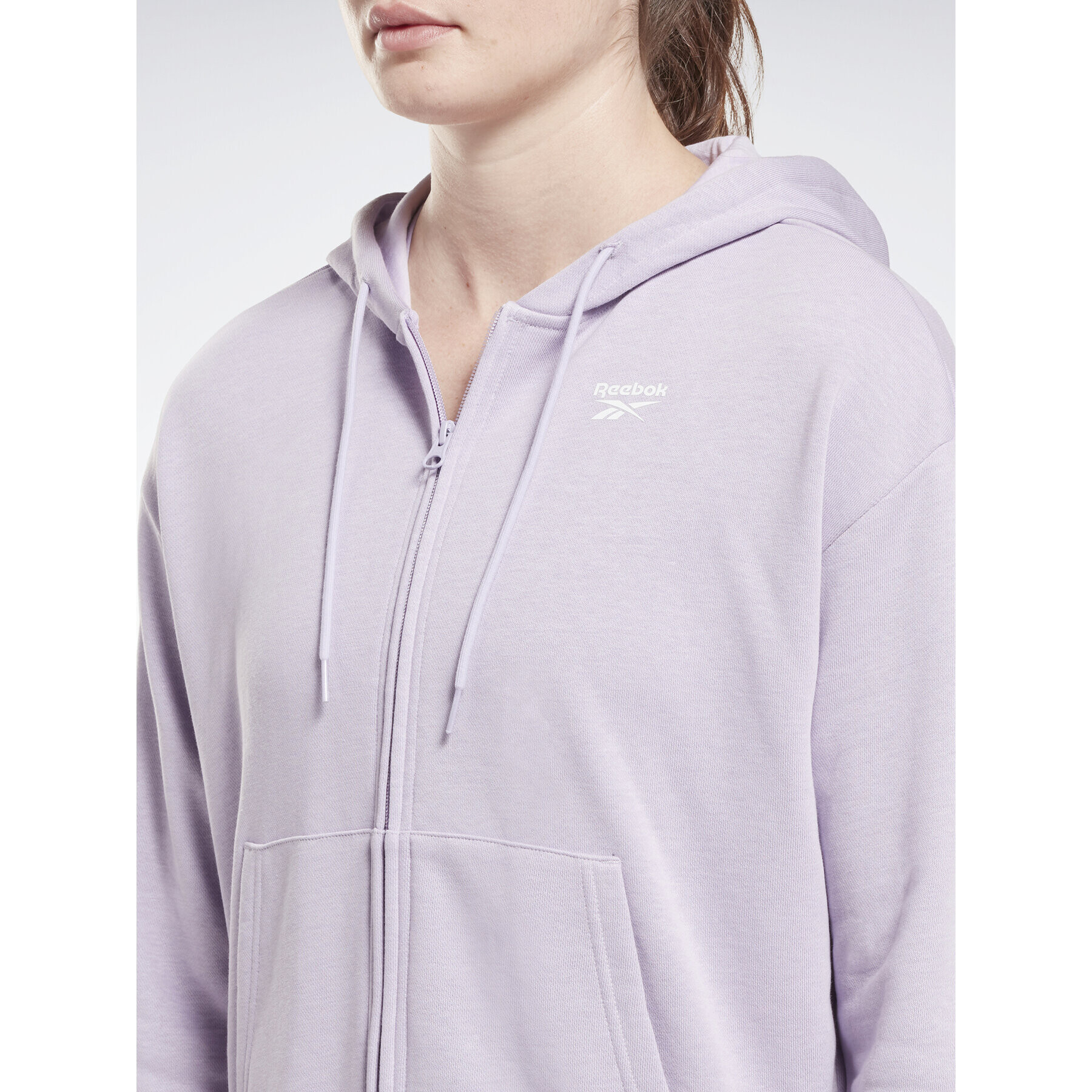 Reebok Bluză Identity Small Logo H54753 Violet Regular Fit - Pled.ro