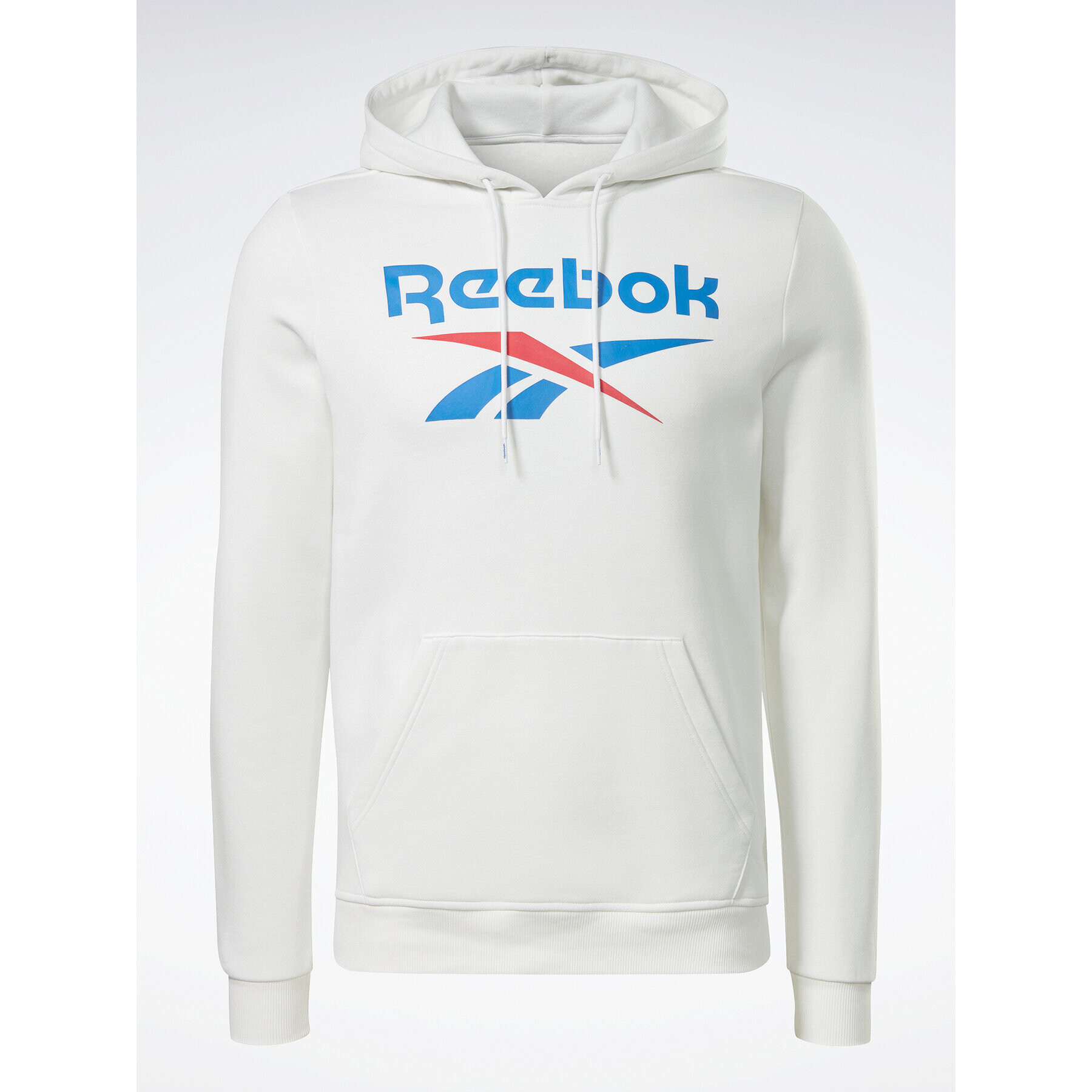 Reebok Bluză Identity Stacked Logo H54805 Alb Regular Fit - Pled.ro