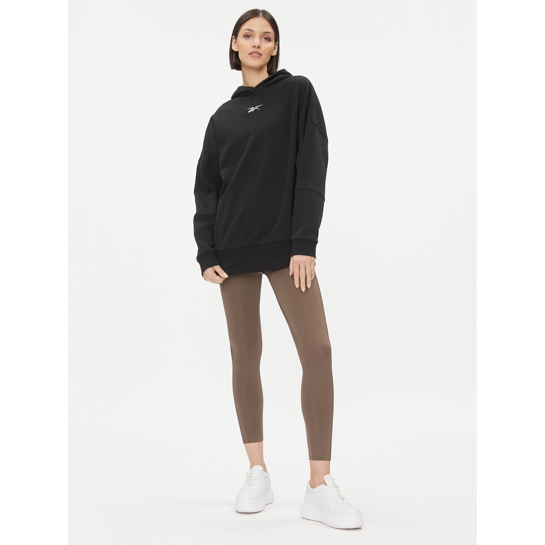 Reebok Bluză Lux H51828 Negru Oversize - Pled.ro