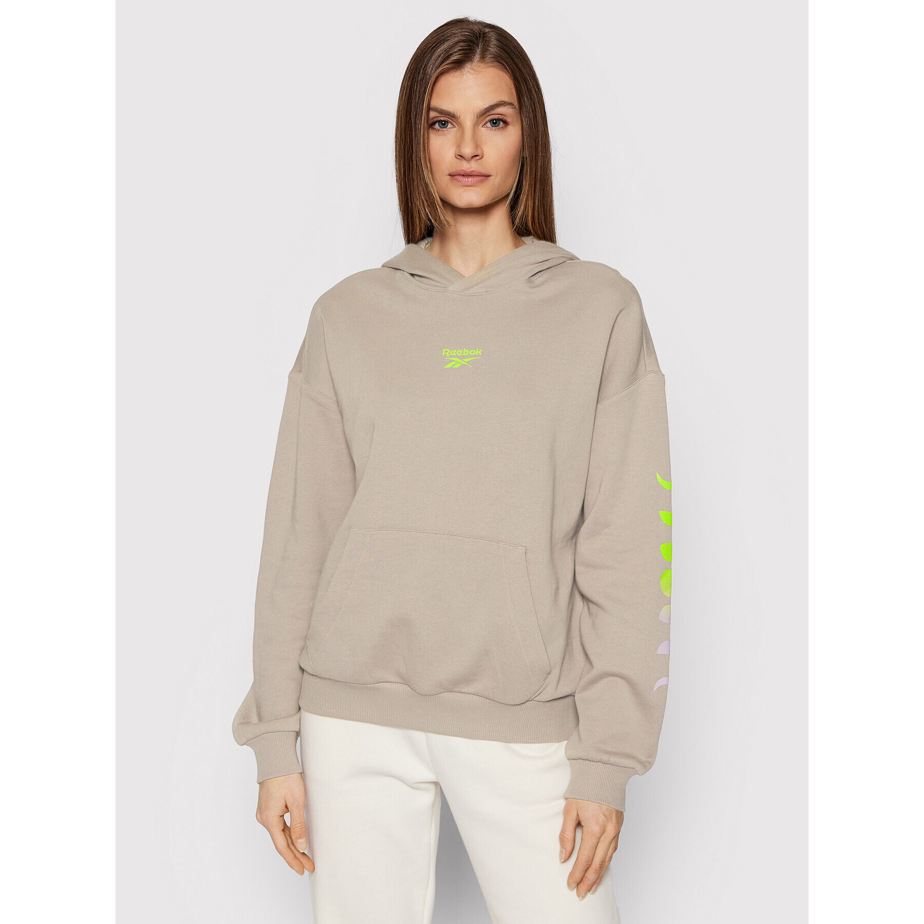 Reebok Bluză Supernatural H49243 Gri Oversize - Pled.ro