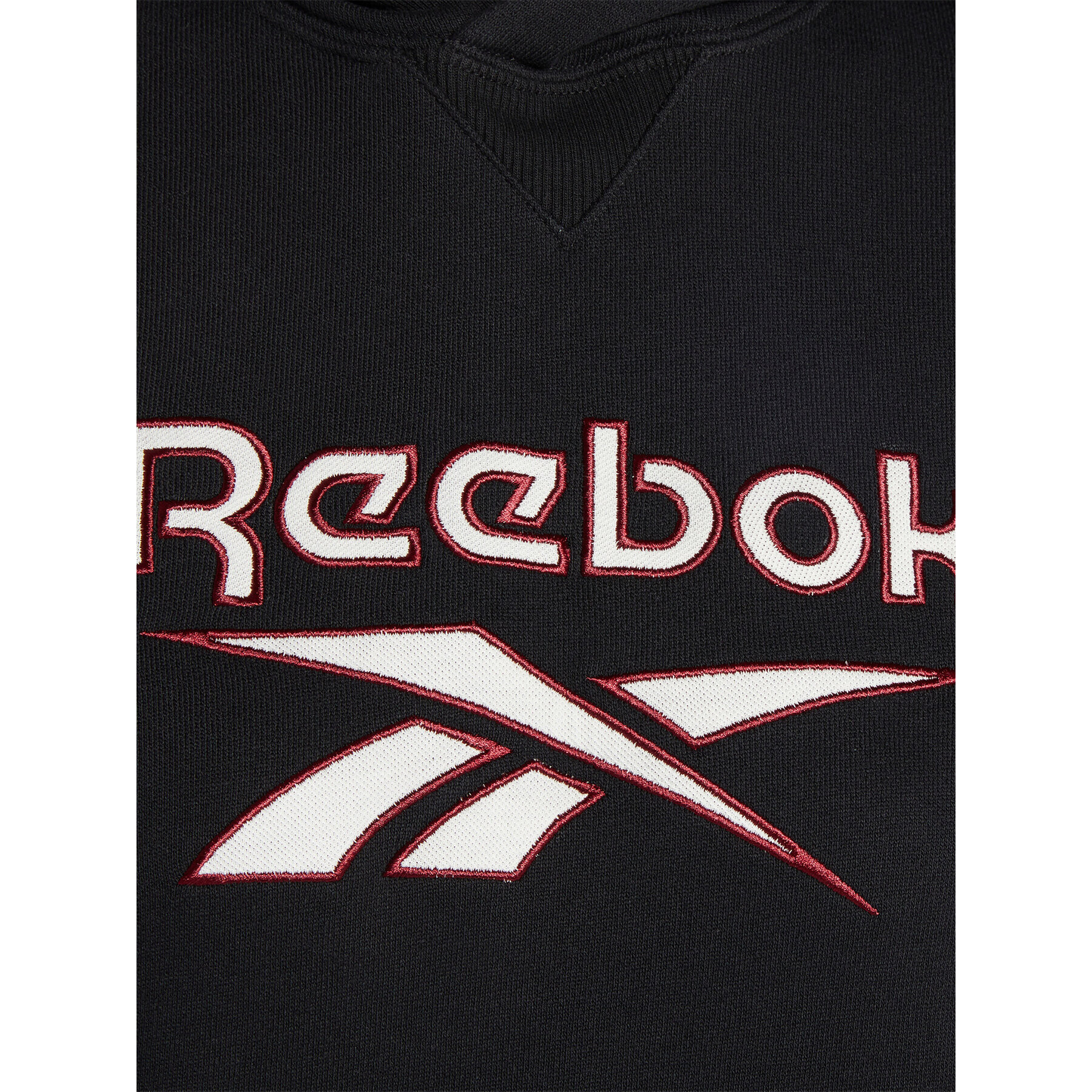 Reebok Bluză Archive Classics Big Logo Fleece HS4718 Negru Oversize - Pled.ro