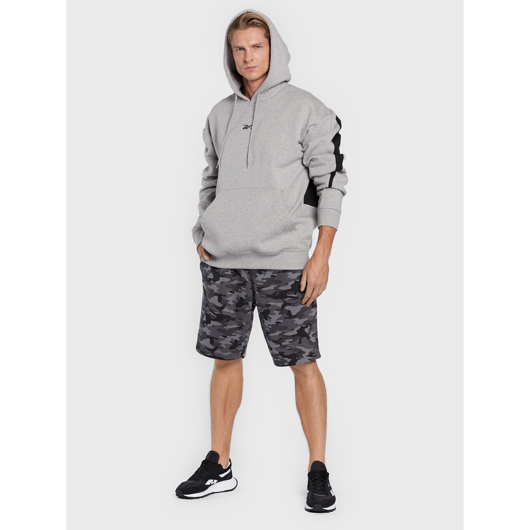 Reebok Bluză Brand Proud HS6848 Gri Oversize - Pled.ro