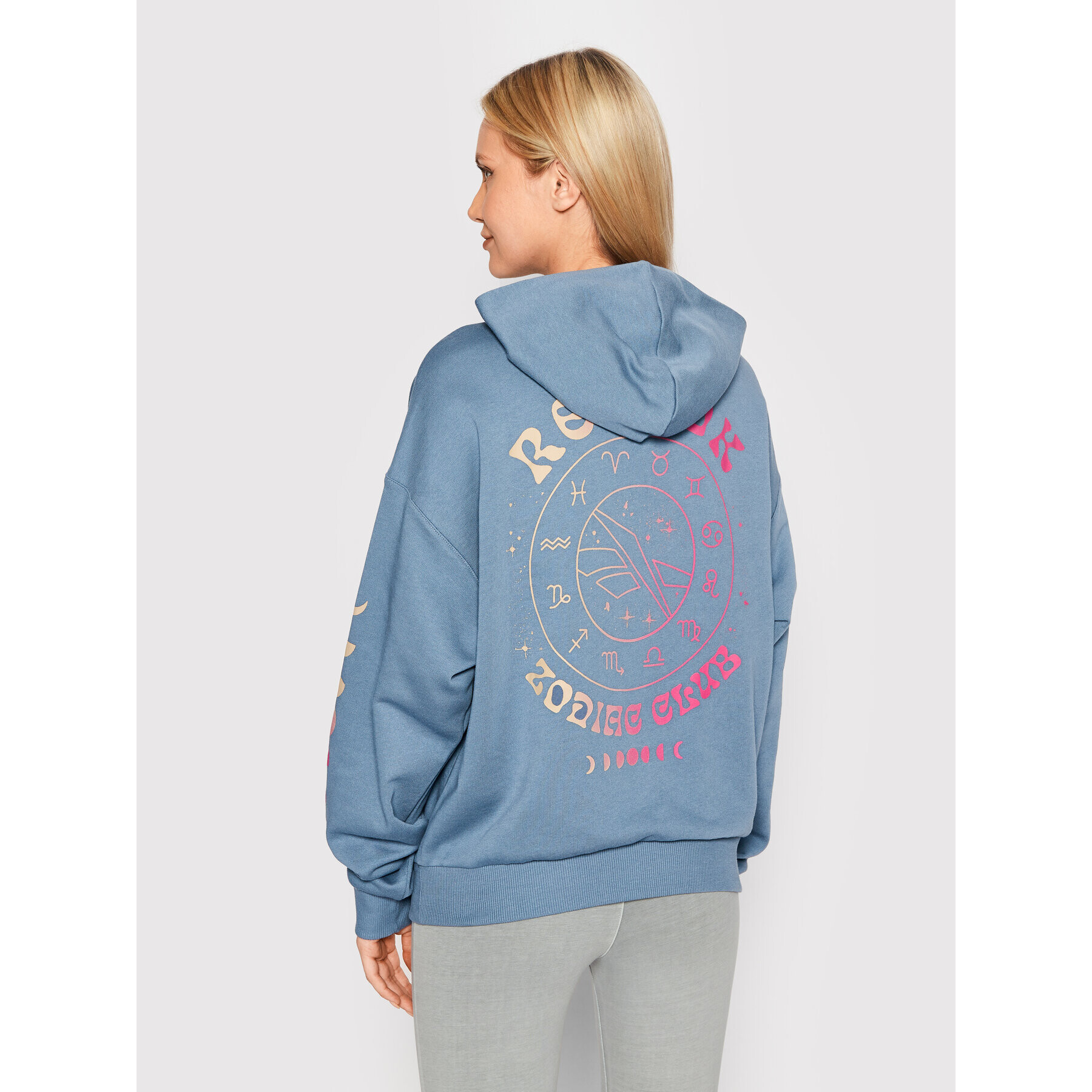 Reebok Bluză Supernatural Graphic H58684 Albastru Oversize - Pled.ro