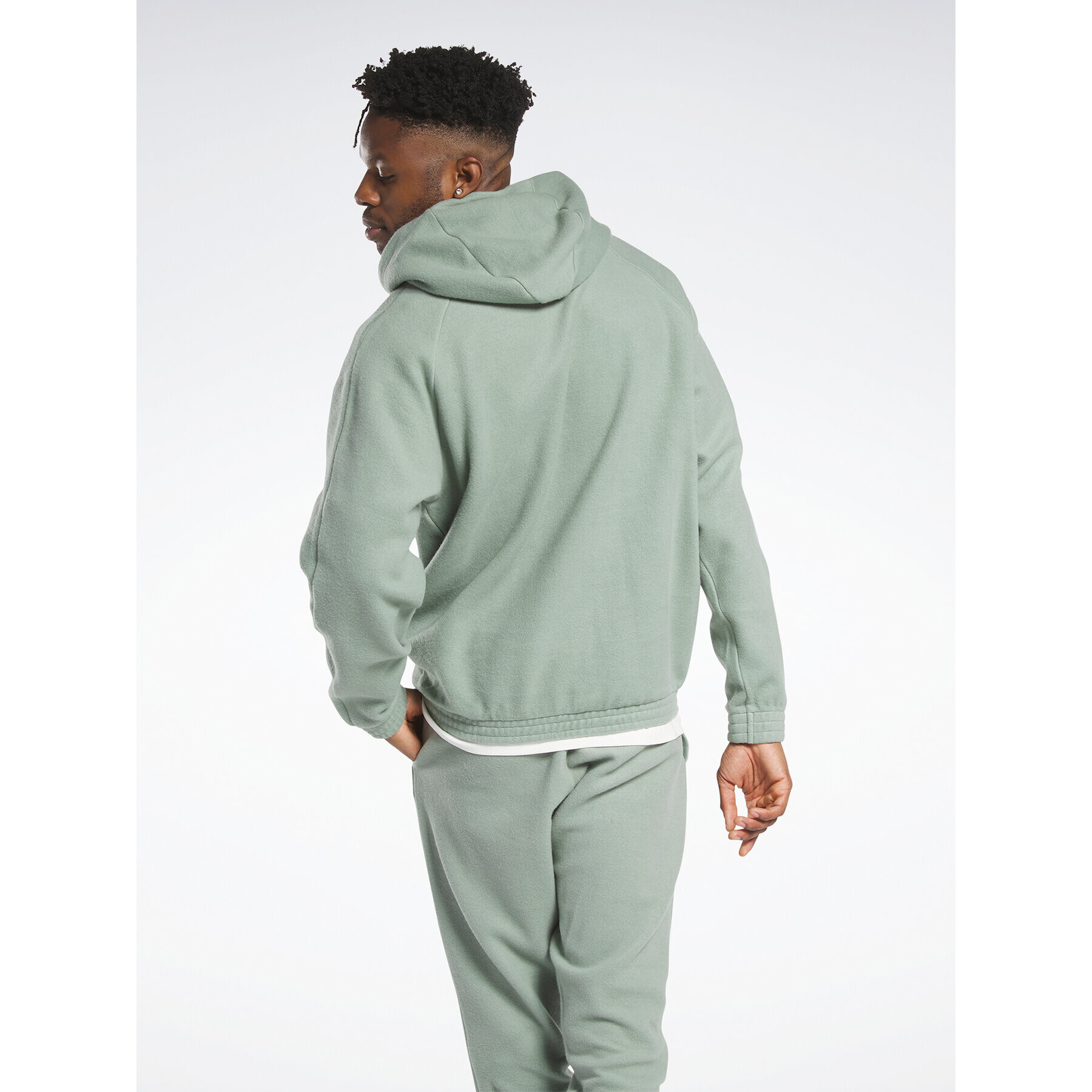 Reebok Bluză Unisex Classics Wardrobe Essentials HT8199 Verde Oversize - Pled.ro