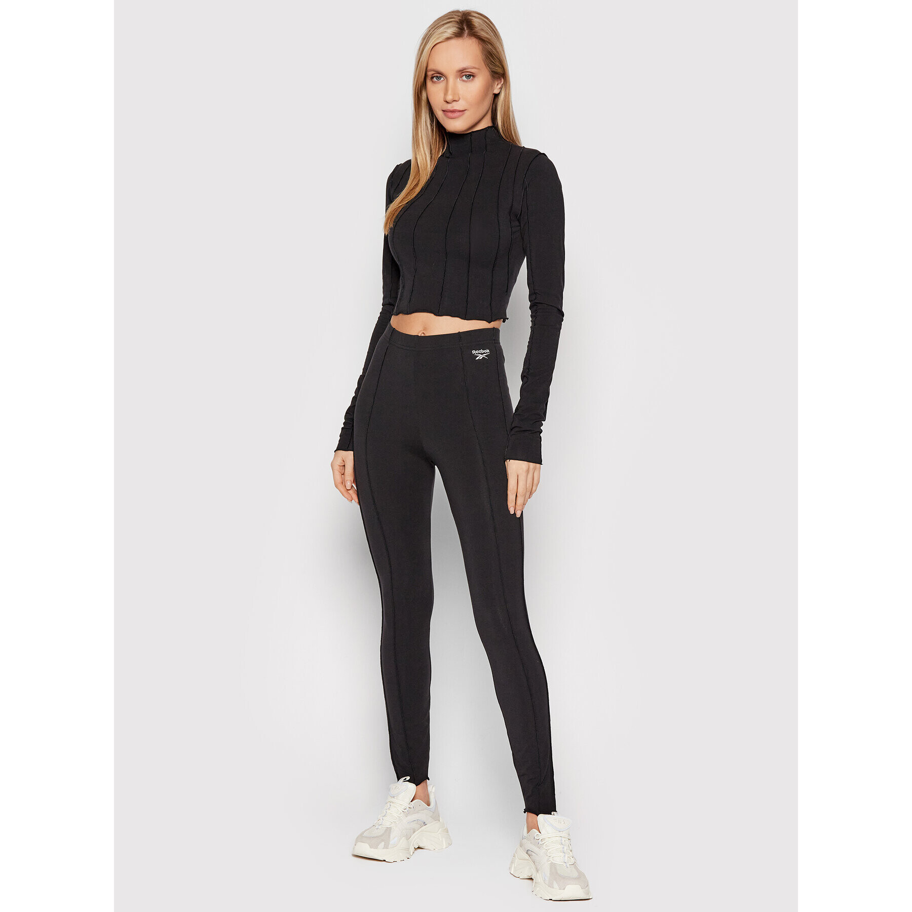 Reebok Colanți Classic H46800 Negru Slim Fit - Pled.ro