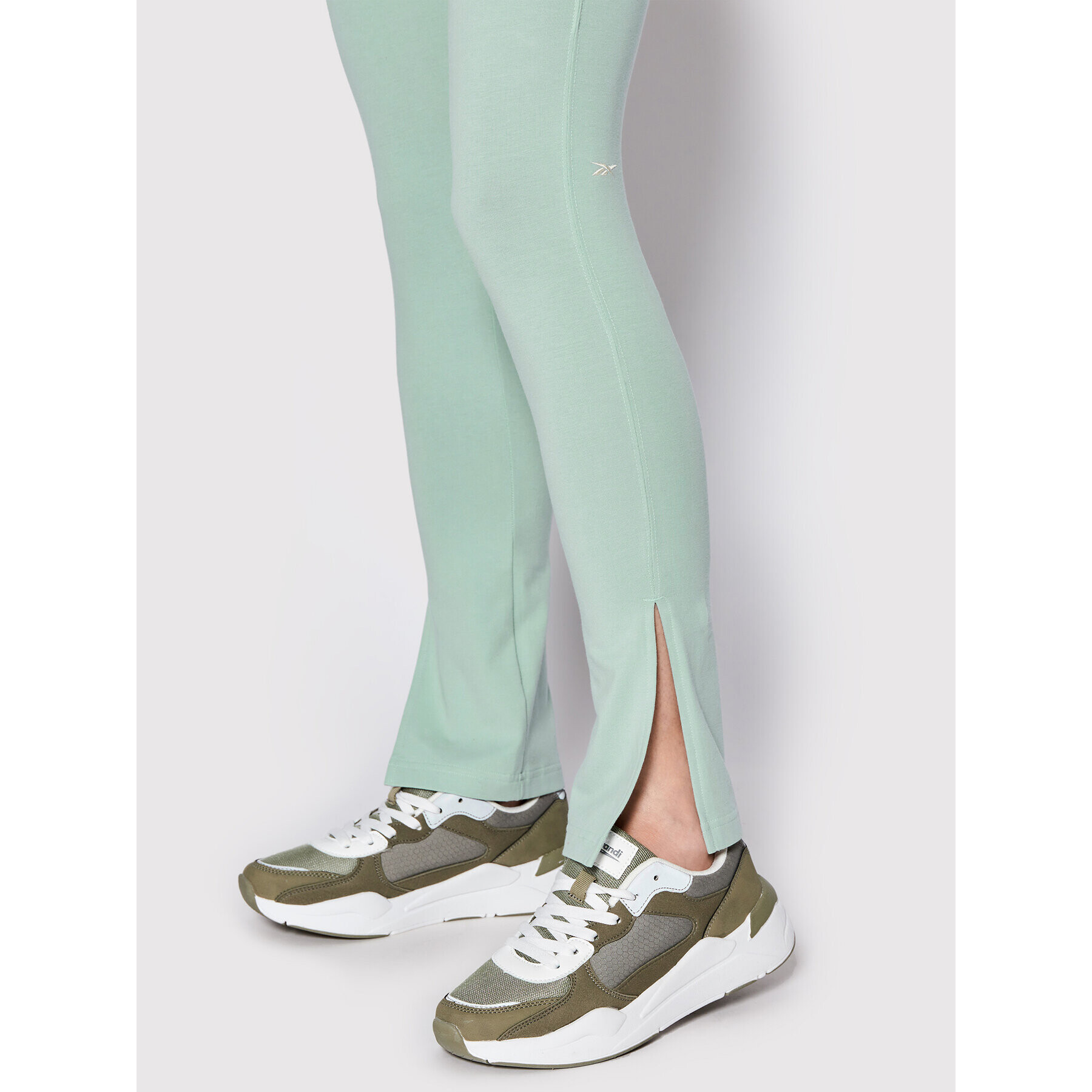 Reebok Colanți Classics HH7368 Verde Slim Fit - Pled.ro