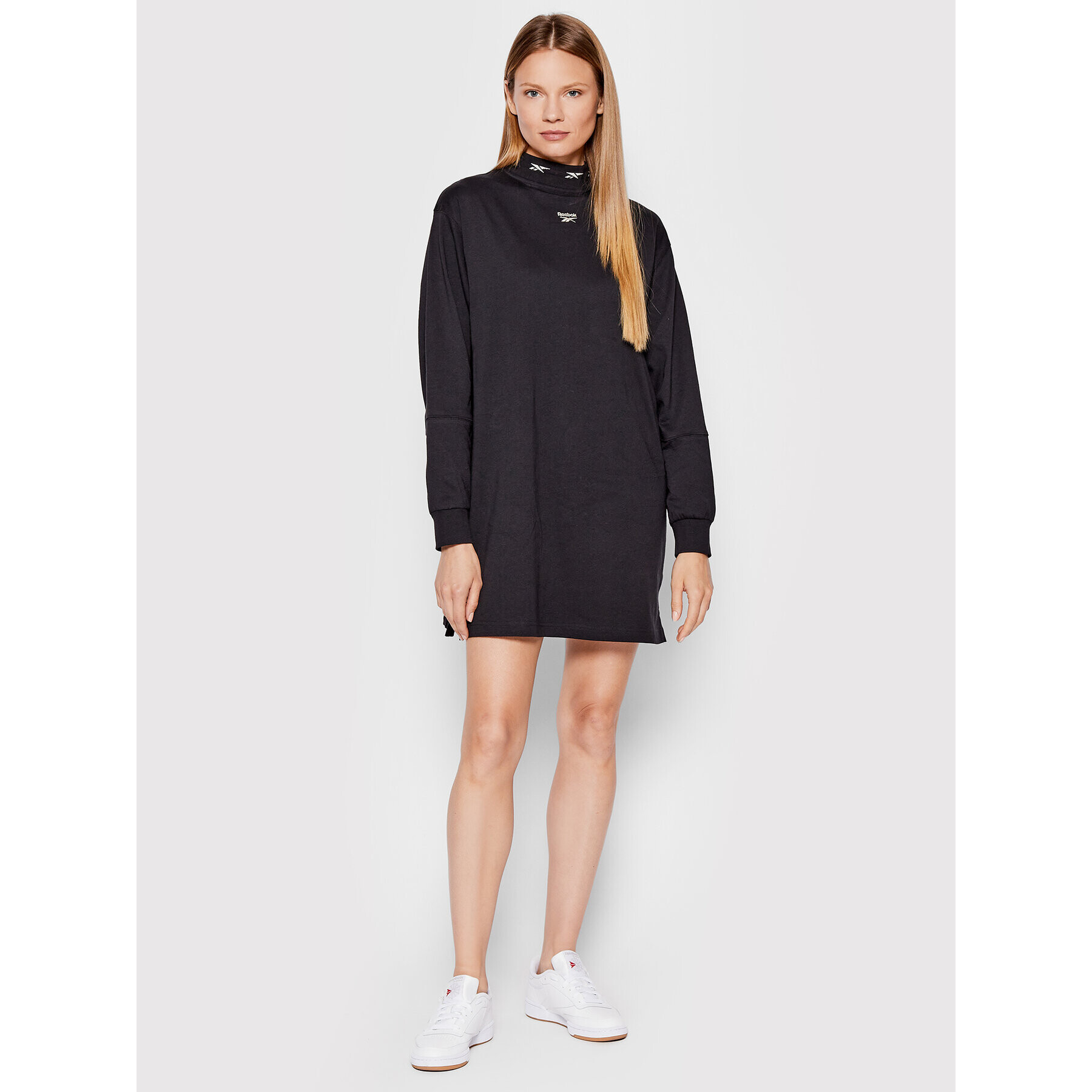 Reebok Rochie de zi Classics HG1181 Negru Relaxed Fit - Pled.ro