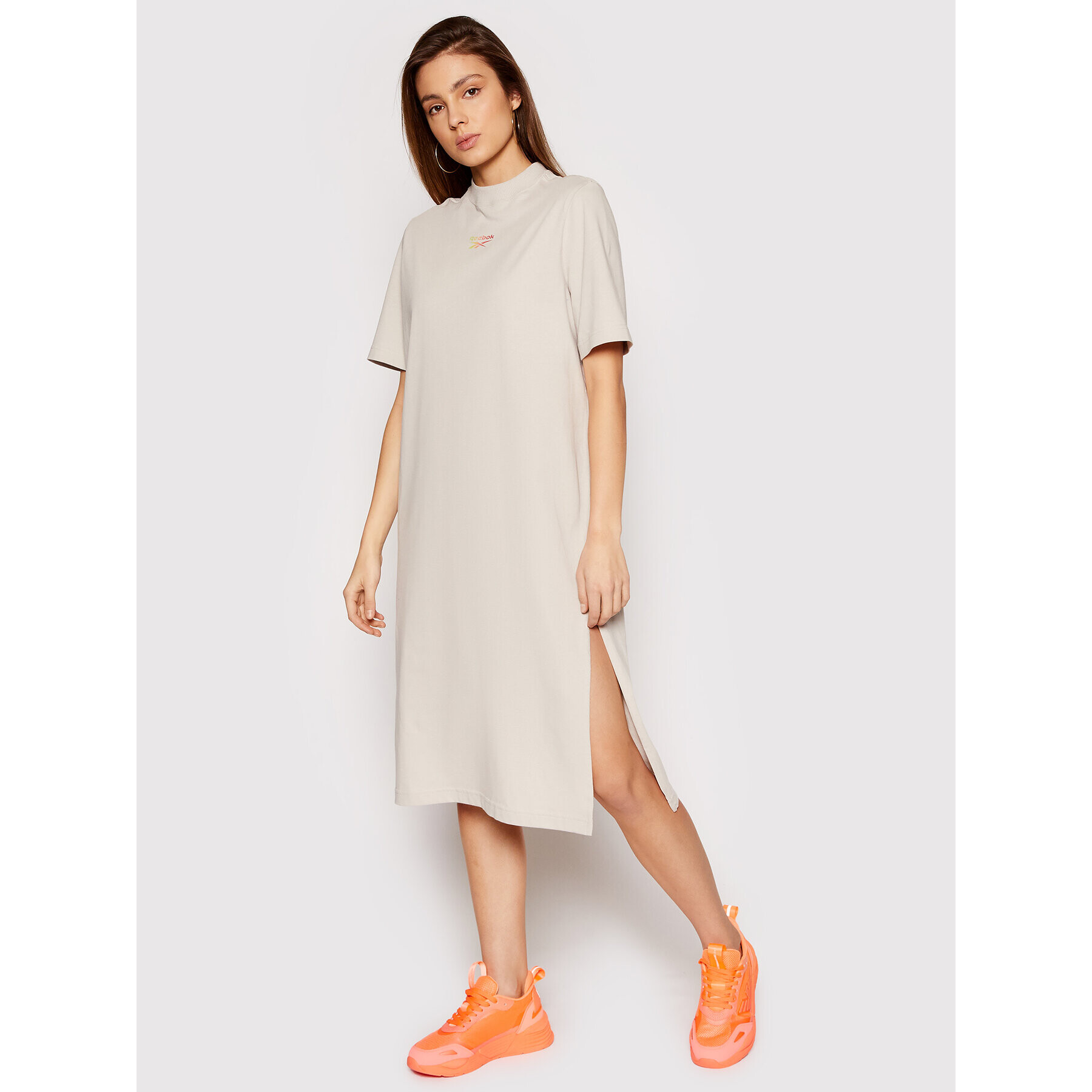 Reebok Classic Reebok Rochie de zi Classics Wardroble Essential GN9644 Gri Regular Fit - Pled.ro