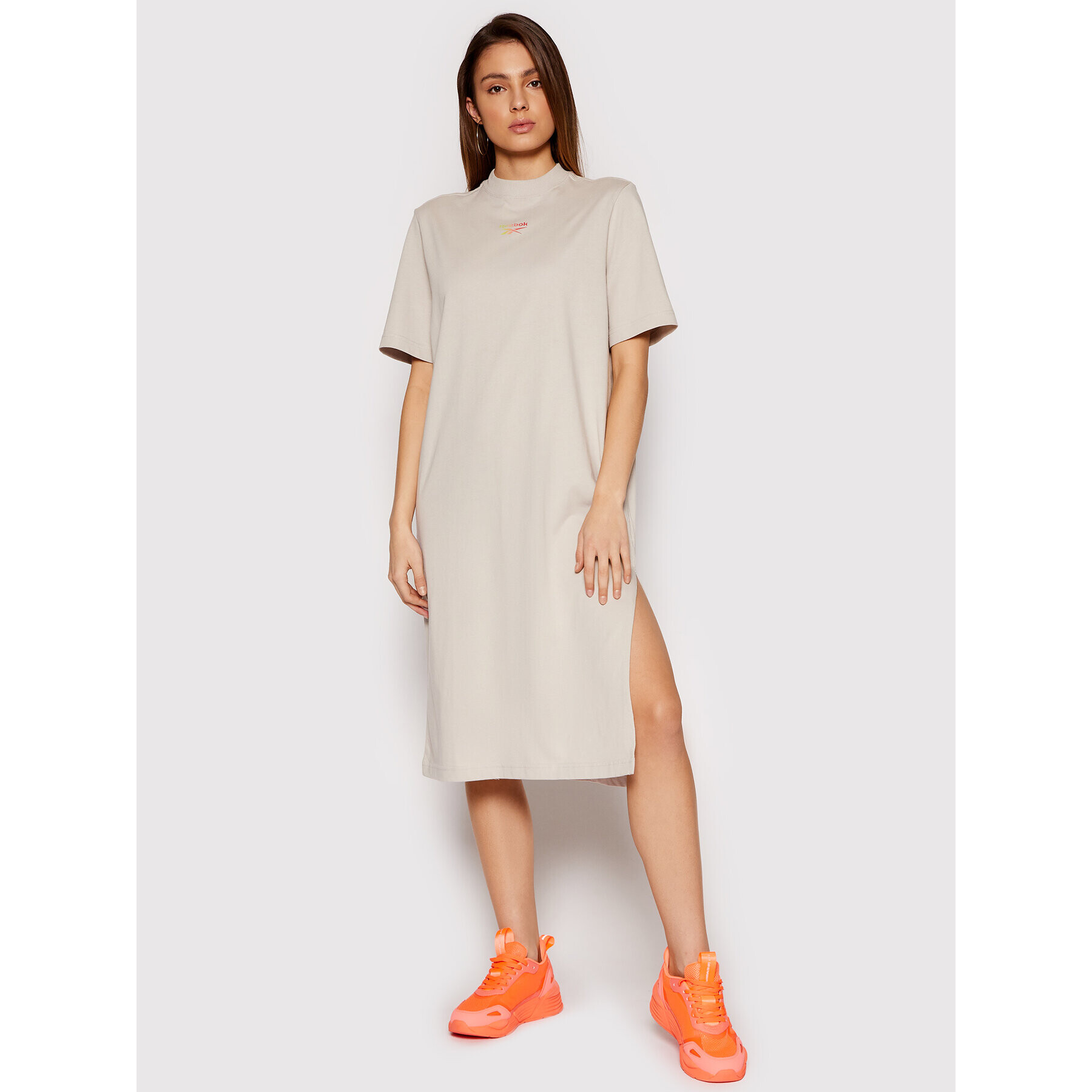 Reebok Classic Reebok Rochie de zi Classics Wardroble Essential GN9644 Gri Regular Fit - Pled.ro