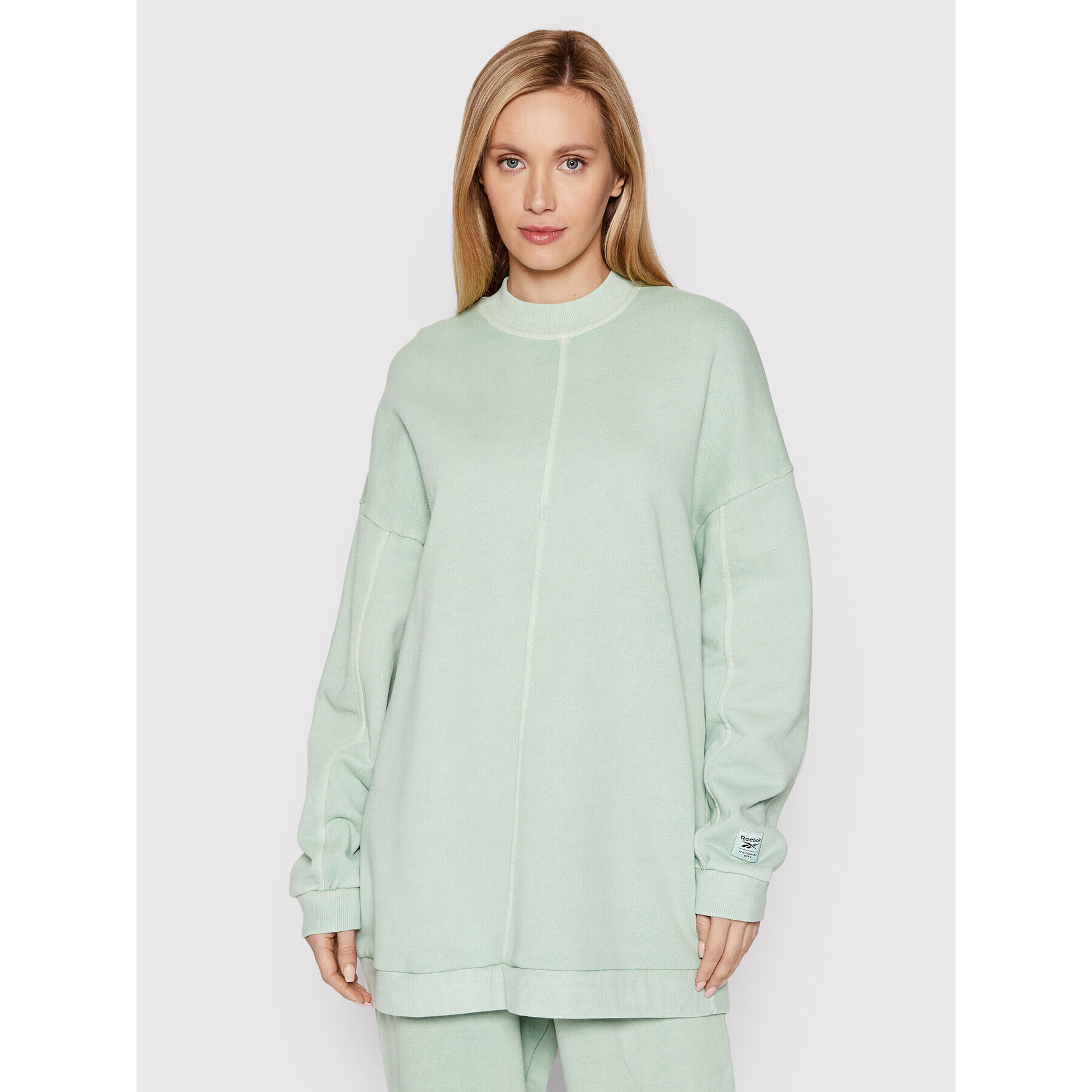 Reebok Classic Reebok Rochie tricotată Classics Natural Dye H46789 Verde Oversize - Pled.ro