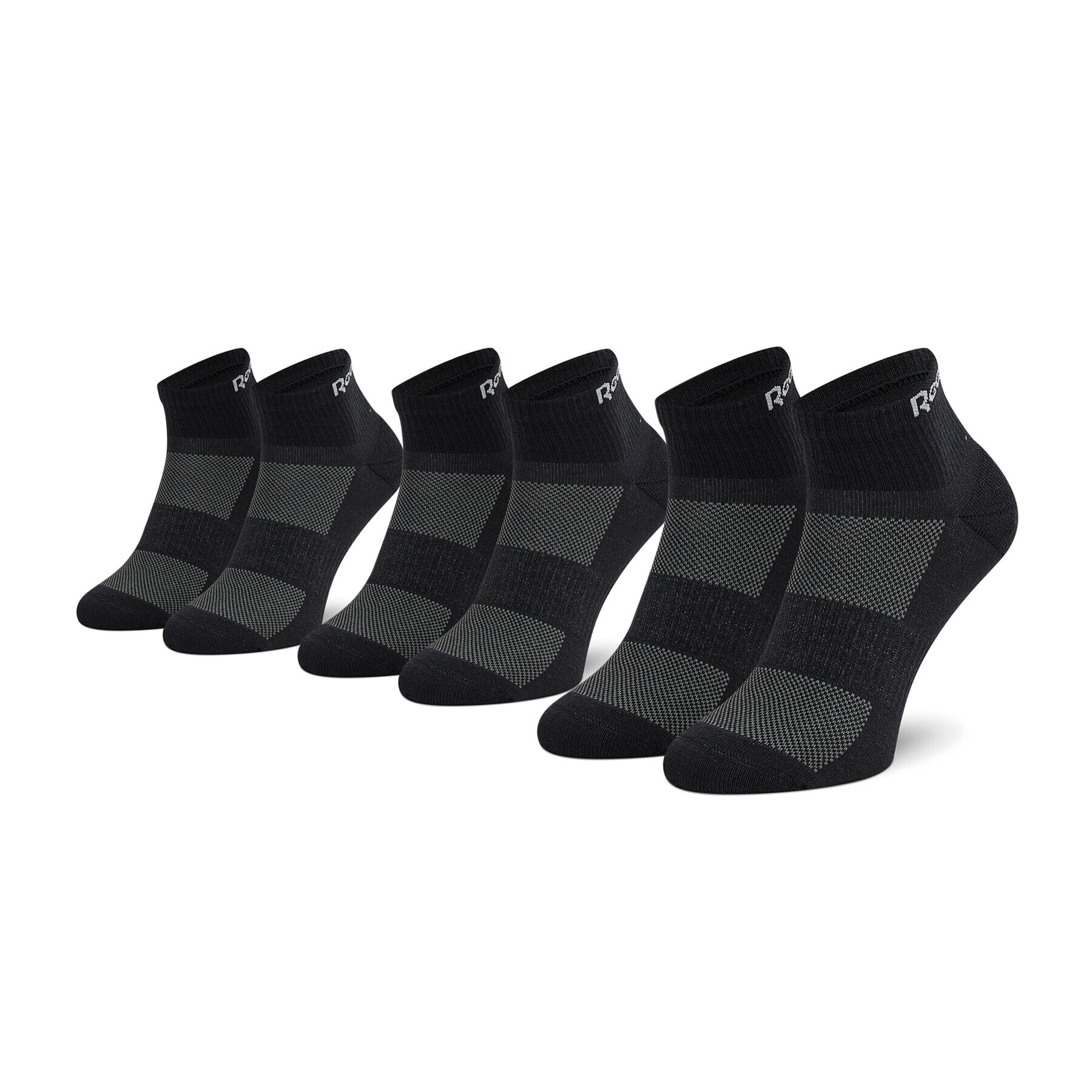 Reebok Set de 3 perechi de șosete medii unisex Te Ank Sock 3P GH0419 Negru - Pled.ro