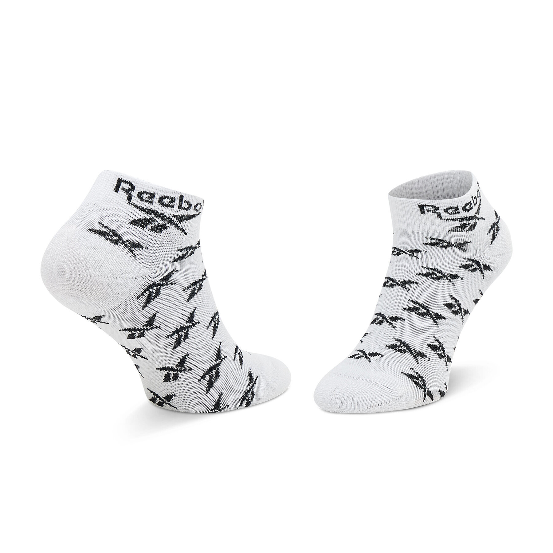 Reebok Set de 3 perechi de șosete medii unisex Cl Fo Ankle Sock 3P GG6674 Alb - Pled.ro