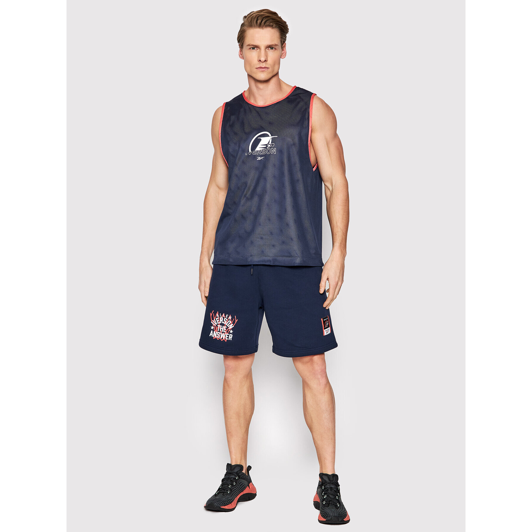 Reebok Tank top Iverson HE9350 Bleumarin Regular Fit - Pled.ro