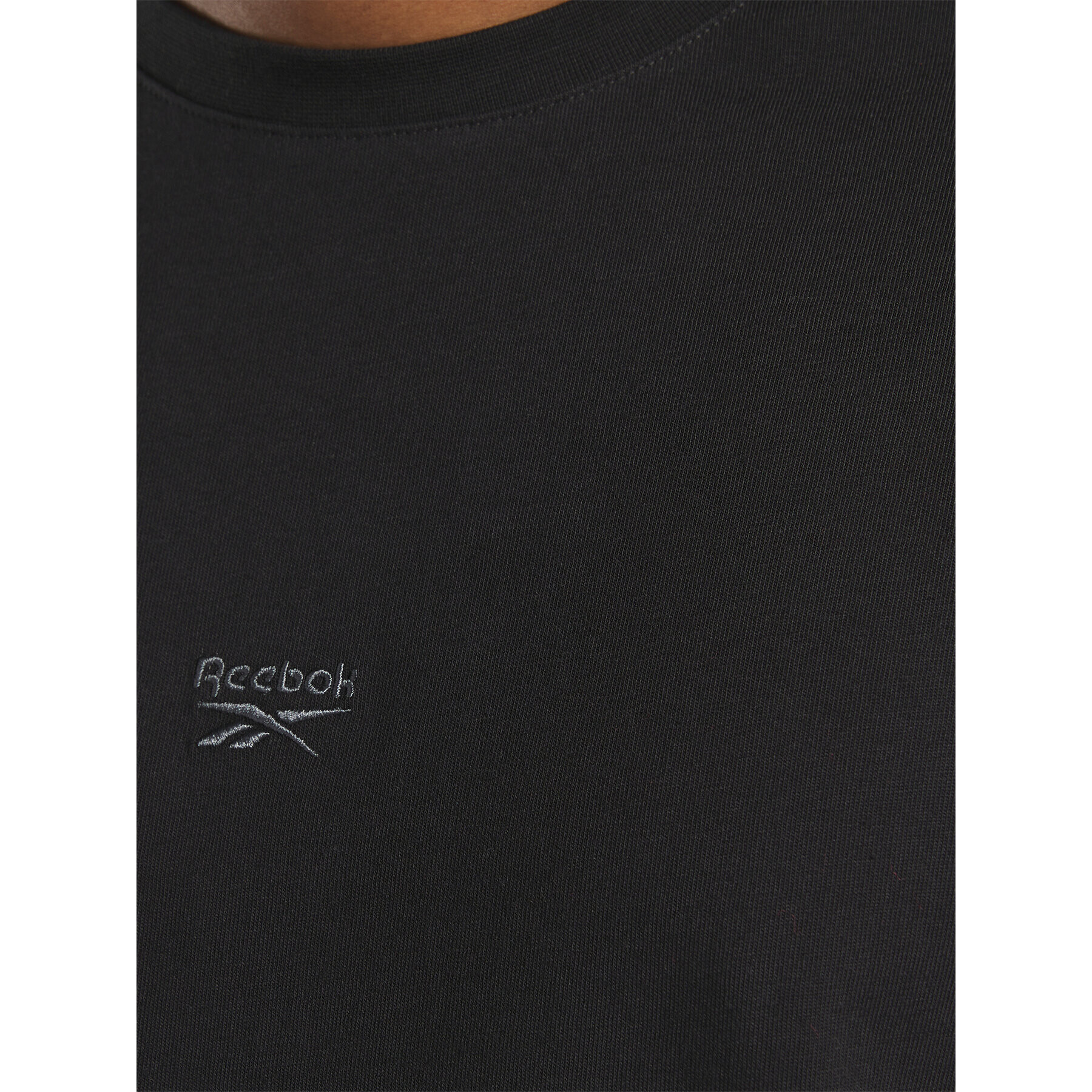 Reebok Tricou Classics Wardrobe Essentials T-Shirt HS7162 Negru Oversize - Pled.ro