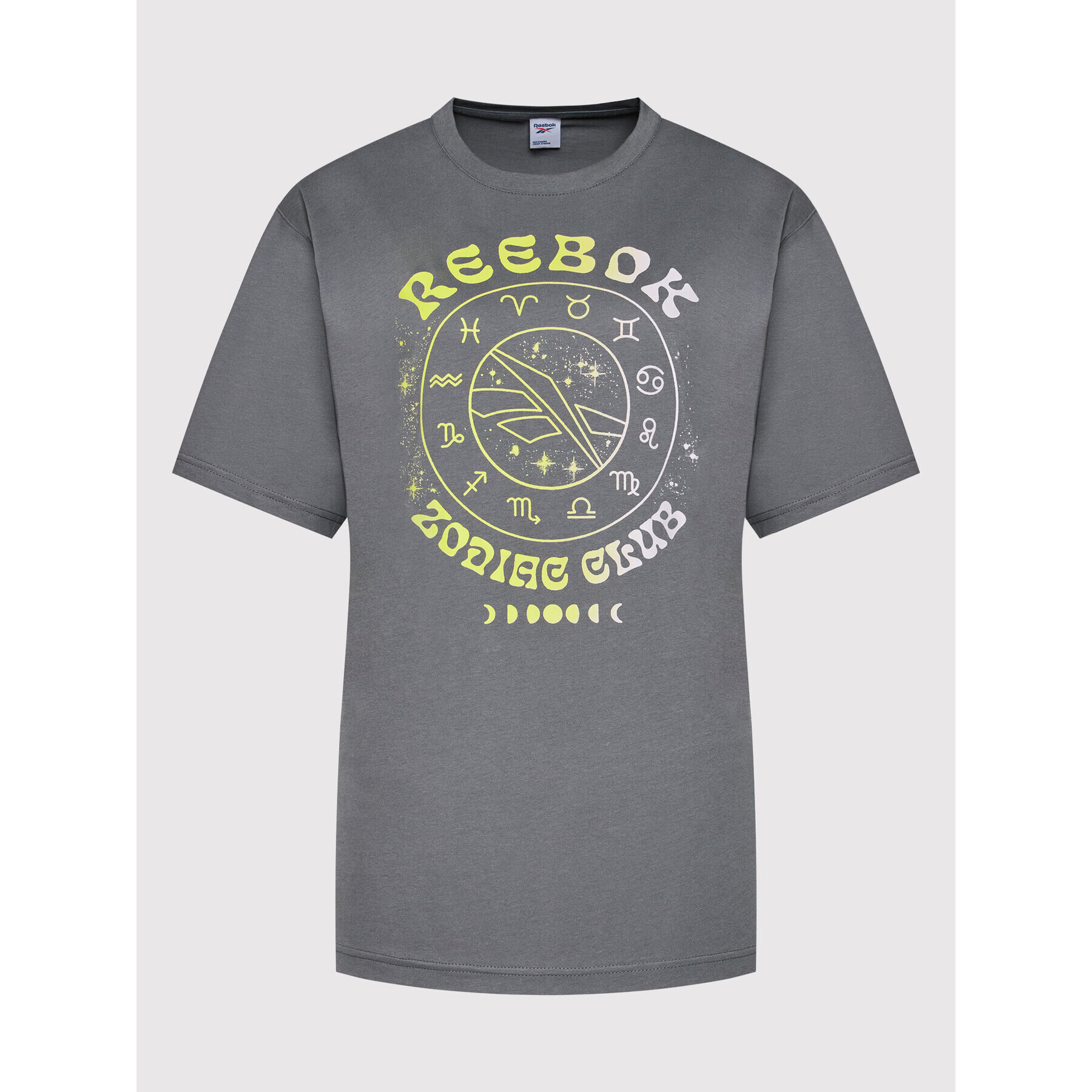 Reebok Classic Reebok Tricou Cropped Supernatural Graphic H49245 Gri Oversize - Pled.ro