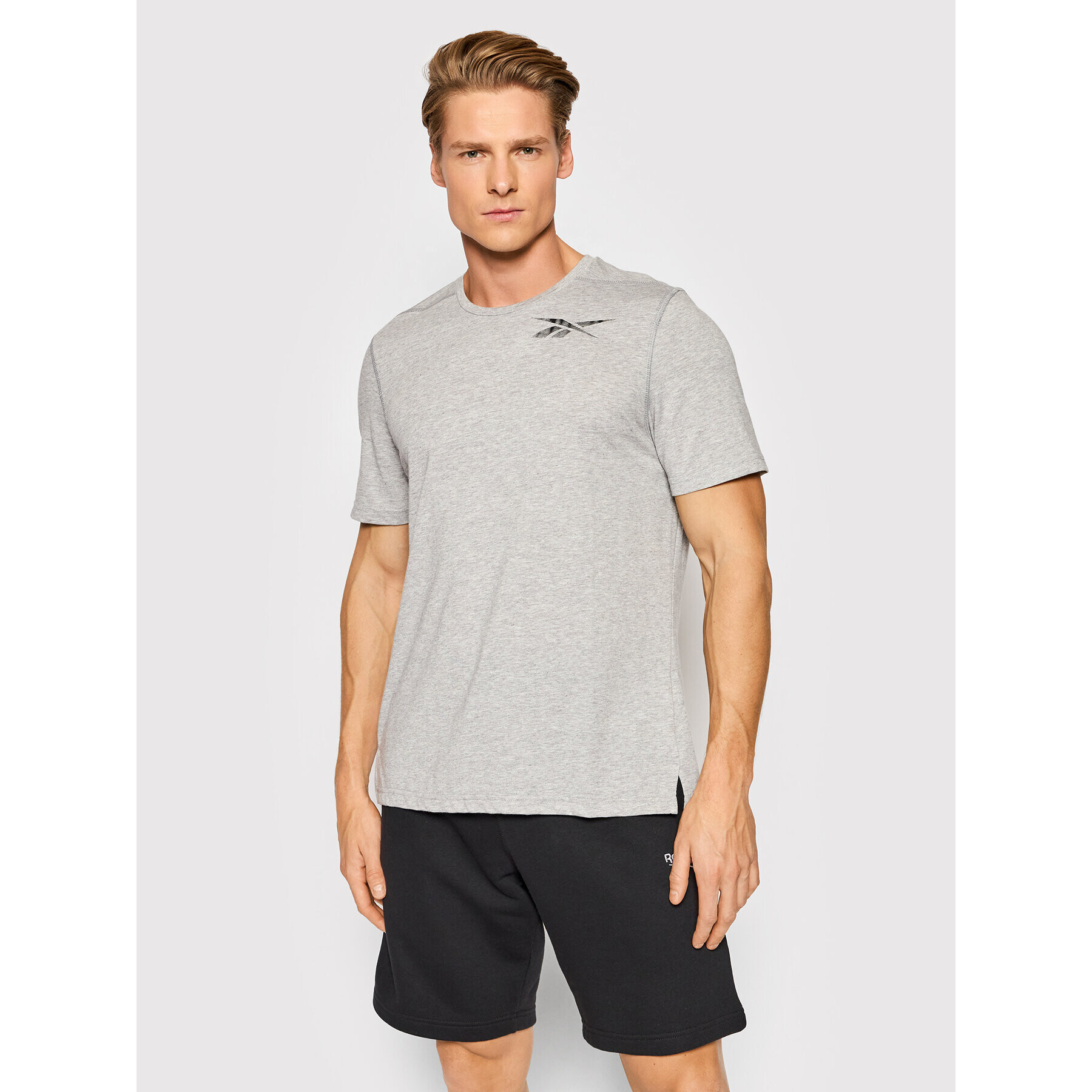 Reebok Tricou H46604 Gri Regular Fit - Pled.ro