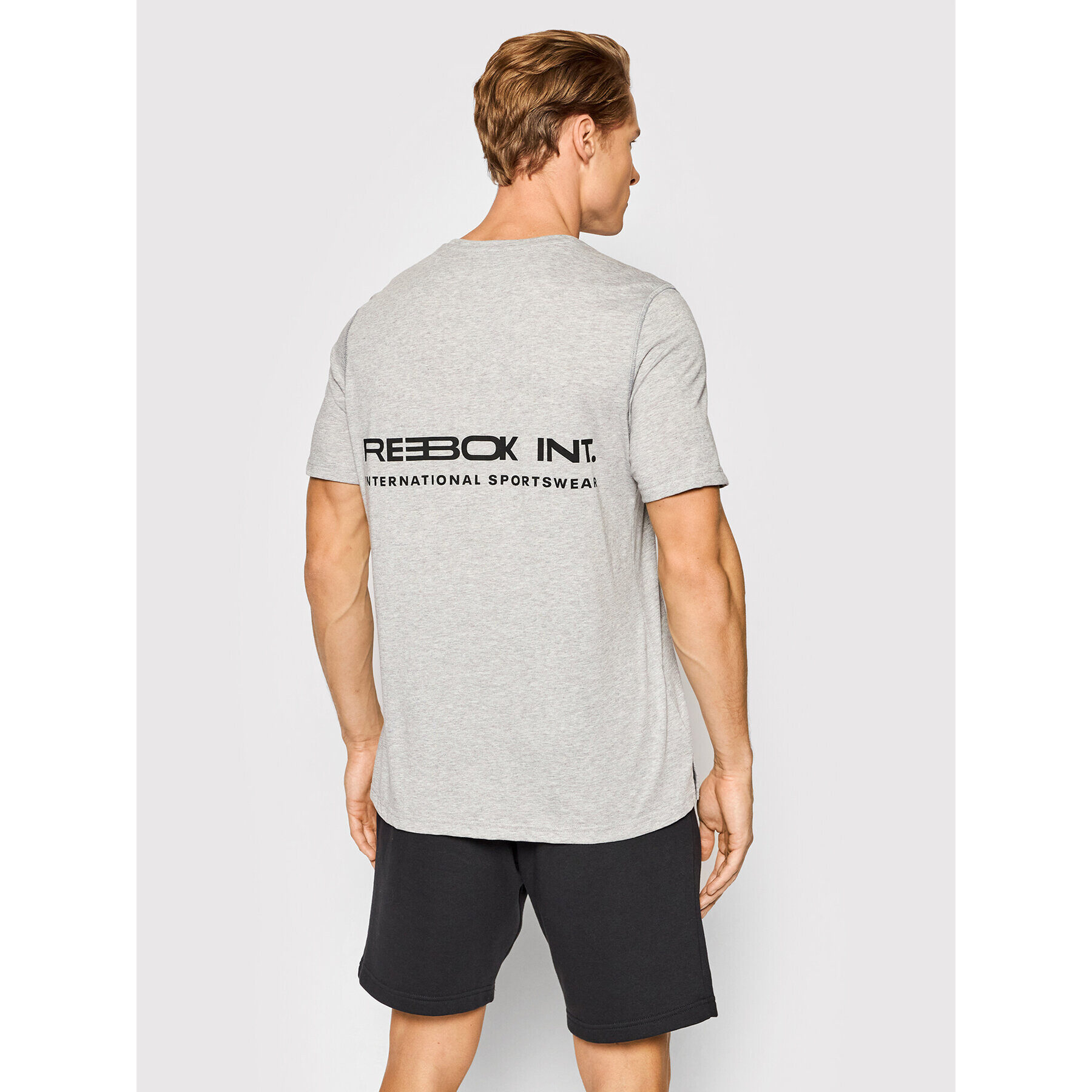 Reebok Tricou H46604 Gri Regular Fit - Pled.ro