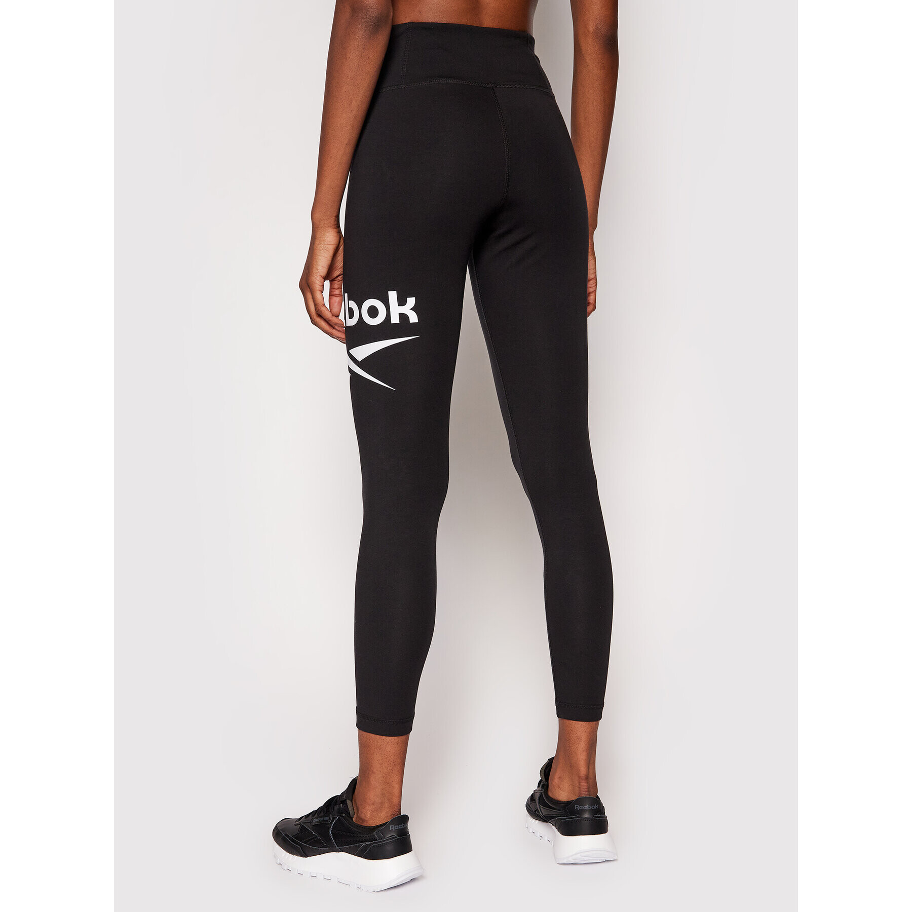 Reebok Colanți Identity Logo GL2547 Negru Slim Fit - Pled.ro