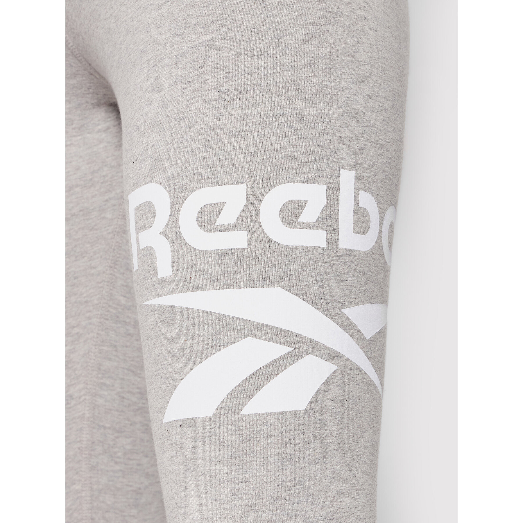 Reebok Colanți Identity Logo GR9377 Gri Slim Fit - Pled.ro