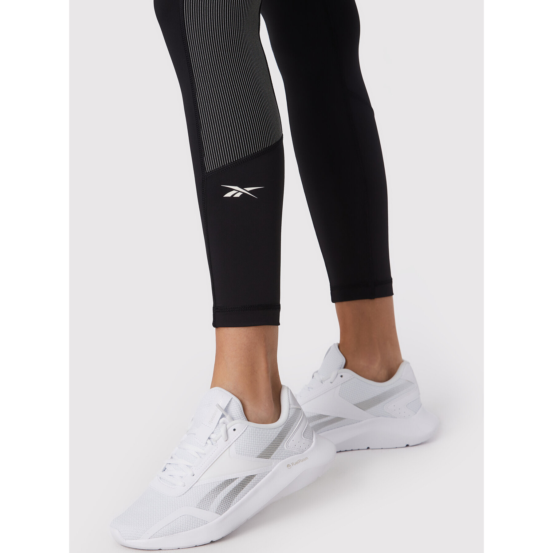 Reebok Colanți Rib HI6188 Negru Slim Fit - Pled.ro