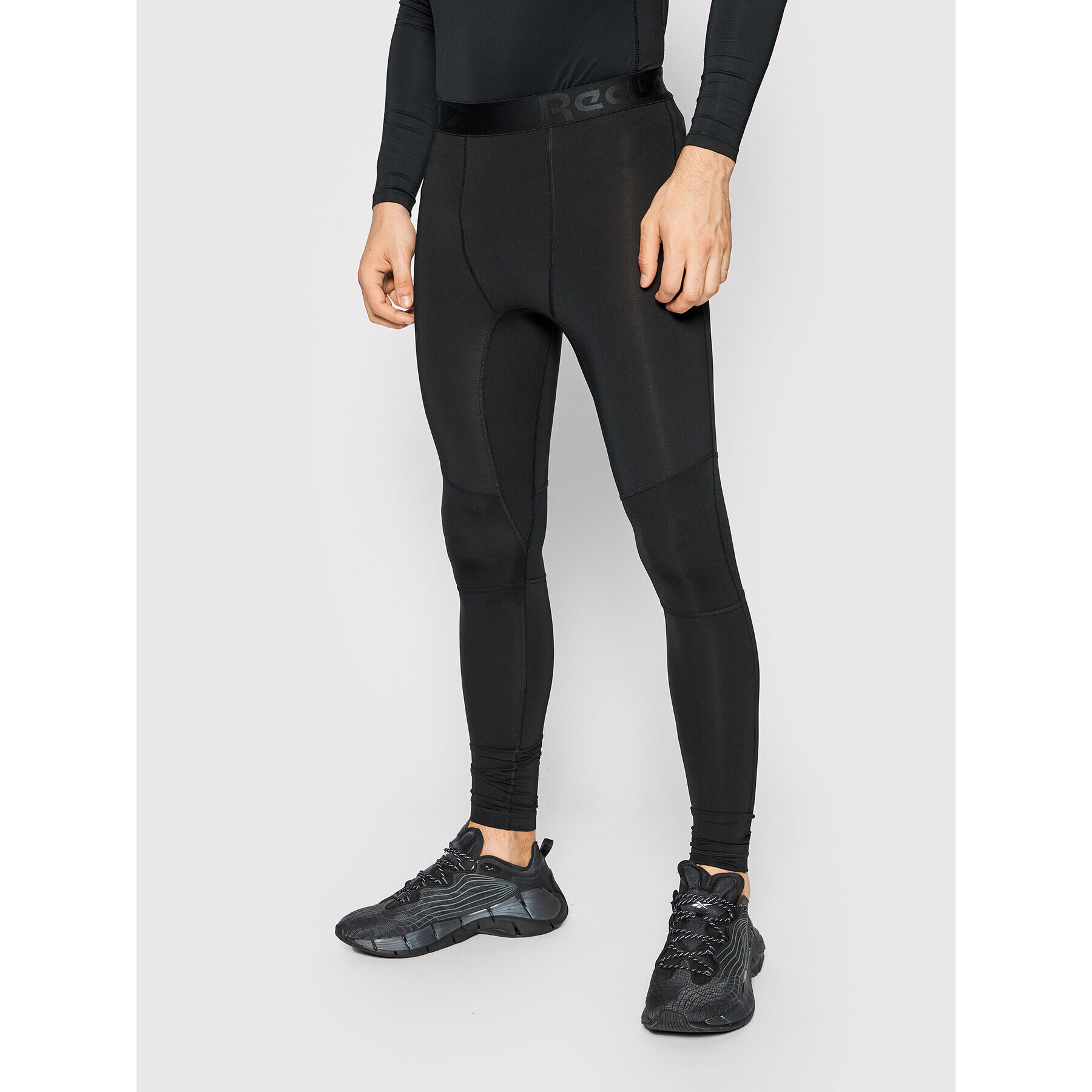 Reebok Colanți Workout Ready Compression FP9107 Negru Compression Fit - Pled.ro