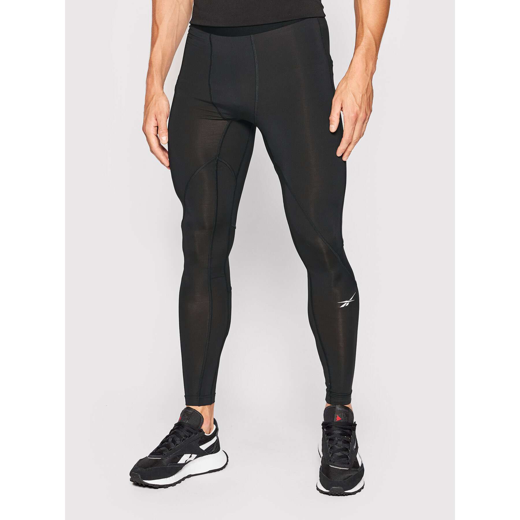 Reebok Colanți Workout Ready HG6381 Negru Slim Fit - Pled.ro