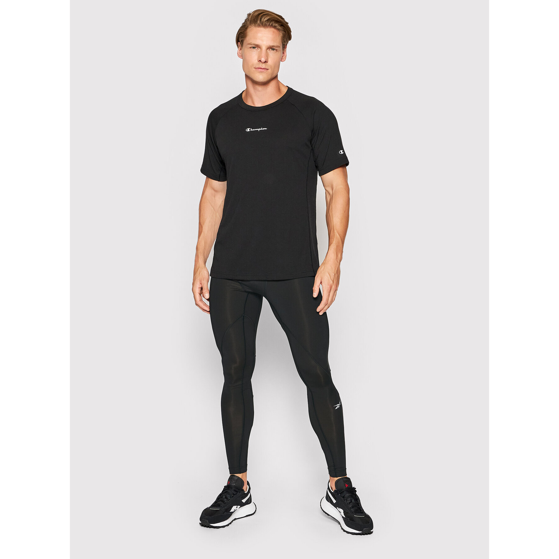 Reebok Colanți Workout Ready HG6381 Negru Slim Fit - Pled.ro