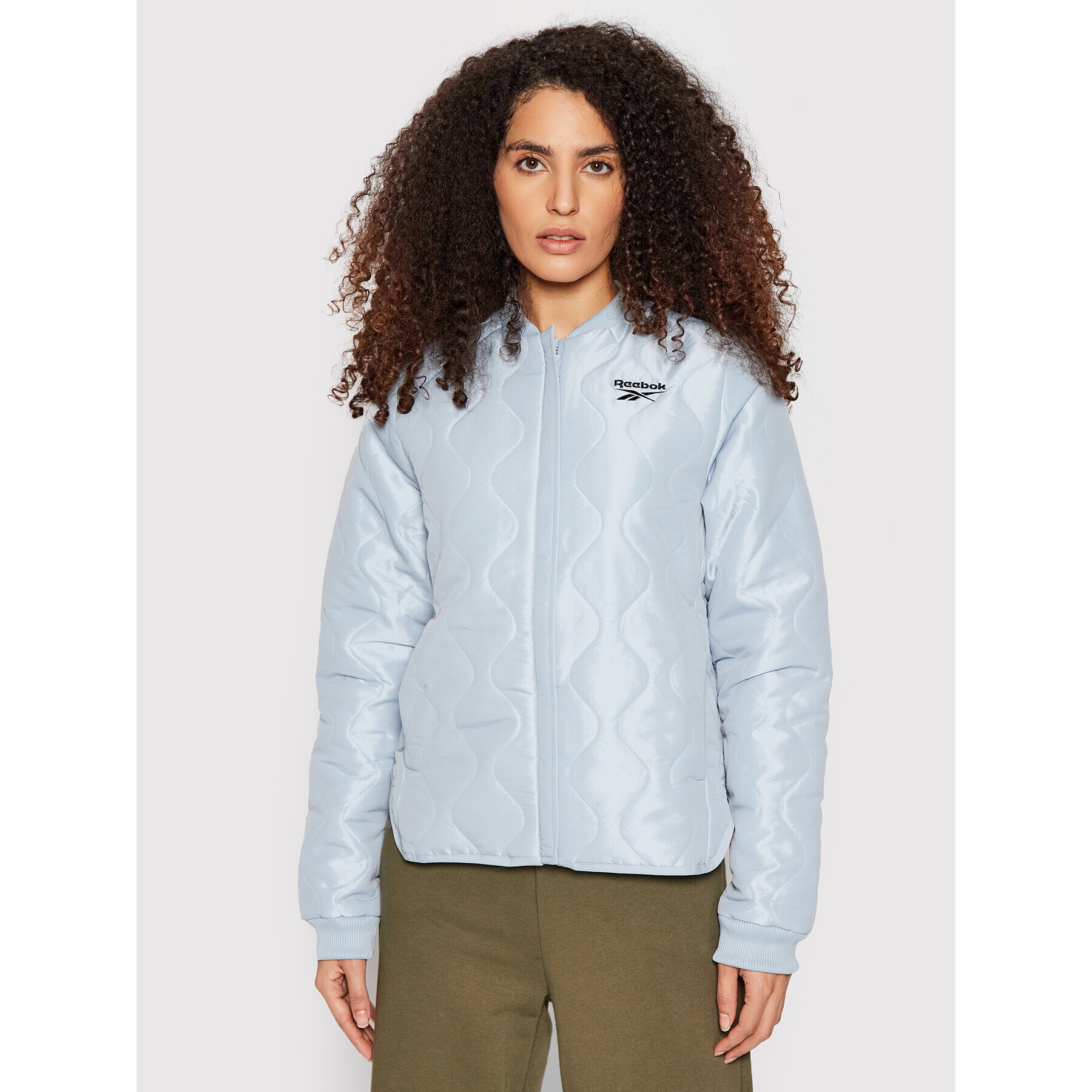 Reebok Geacă bomber Outwear Core GR8934 Albastru Regular Fit - Pled.ro