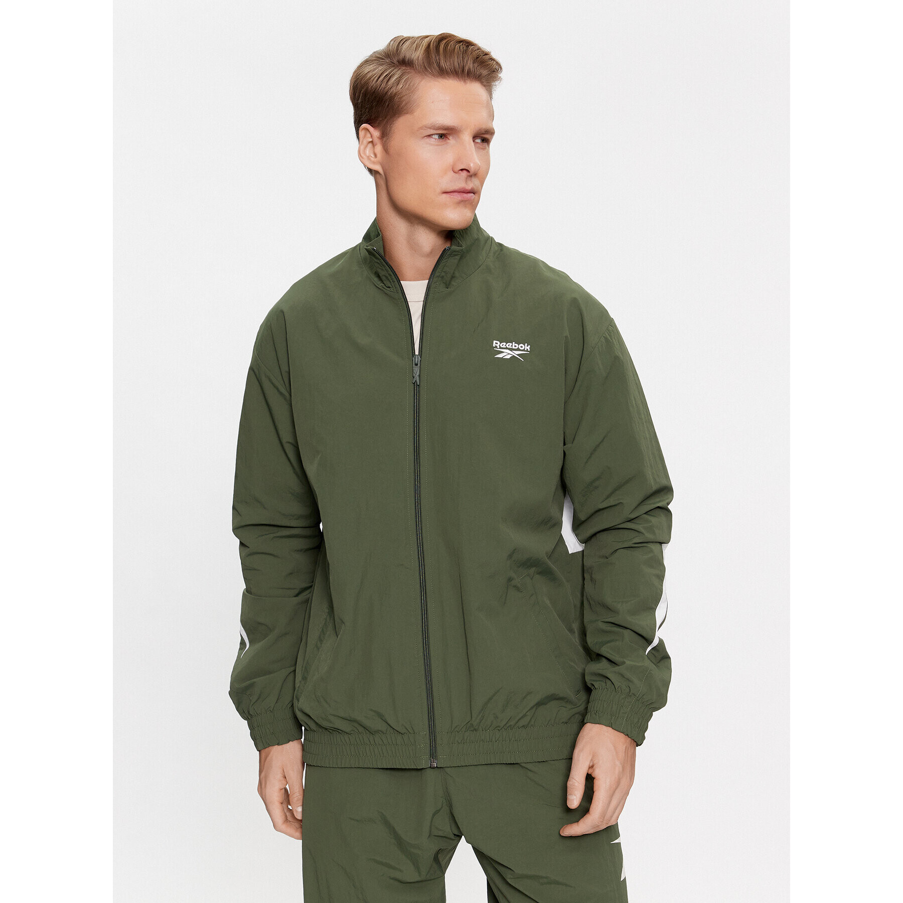 Reebok Geacă Classics Vector IL4555 Verde Regular Fit - Pled.ro