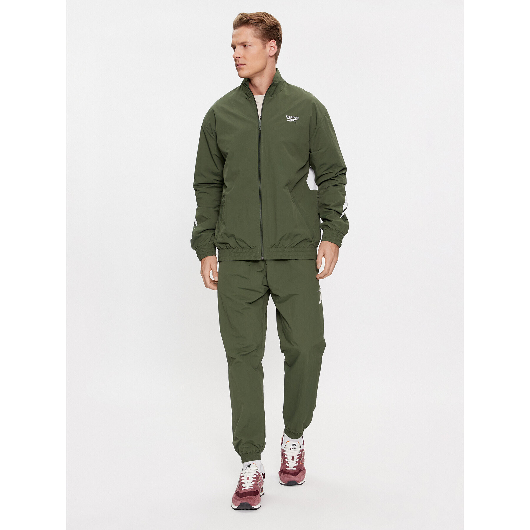 Reebok Geacă Classics Vector IL4555 Verde Regular Fit - Pled.ro