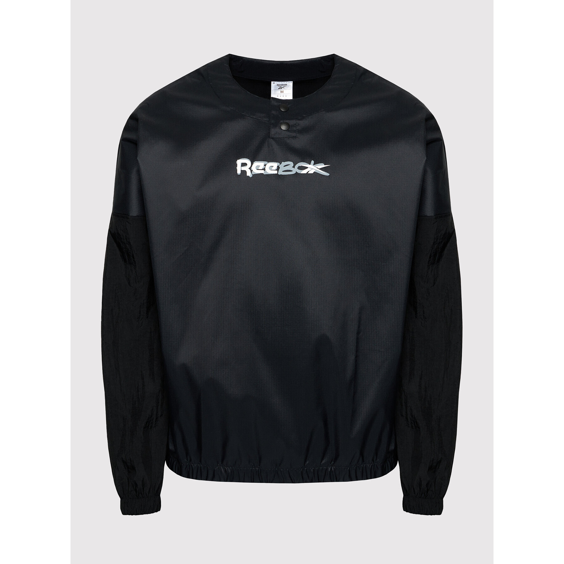 Reebok Geacă fără fermoar Myt Crew GT5788 Negru Regular Fit - Pled.ro