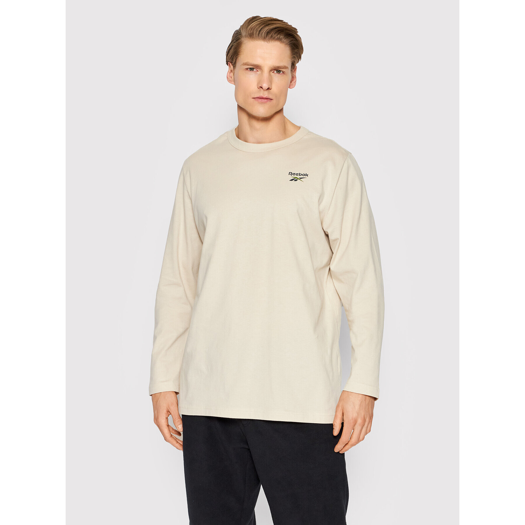 Reebok Longsleeve Destination HB9906 Bej Regular Fit - Pled.ro