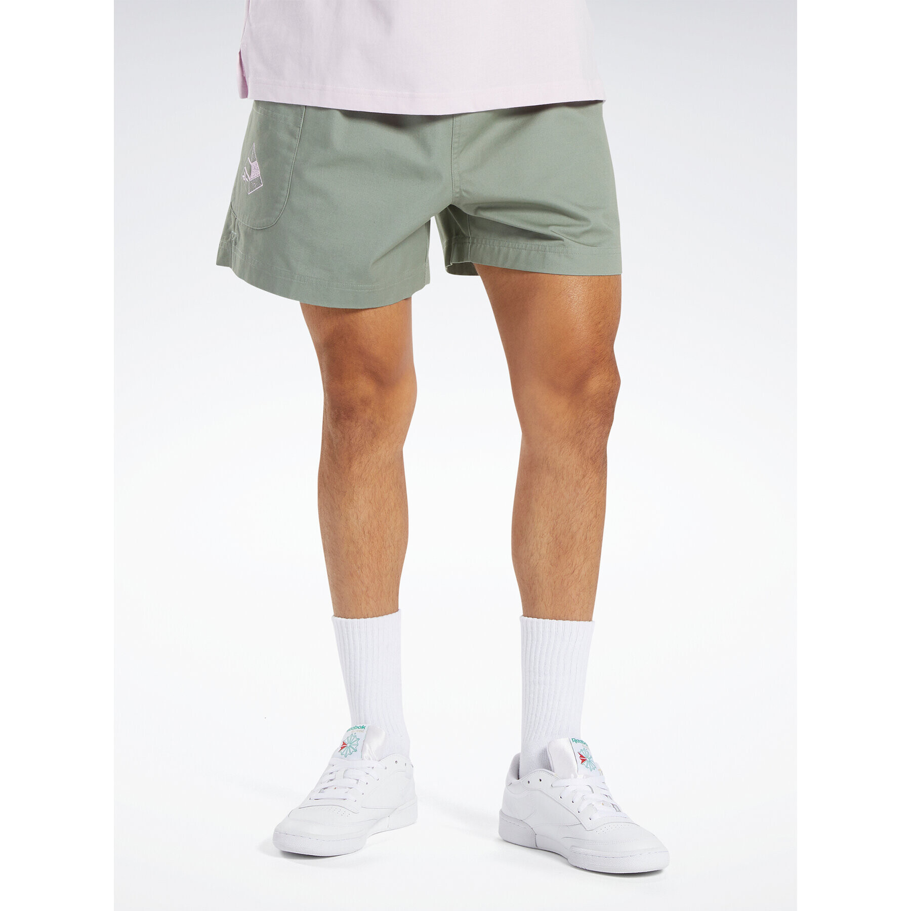 Reebok Pantaloni scurți sport Classics Skateboard Shorts HS9185 Verde - Pled.ro